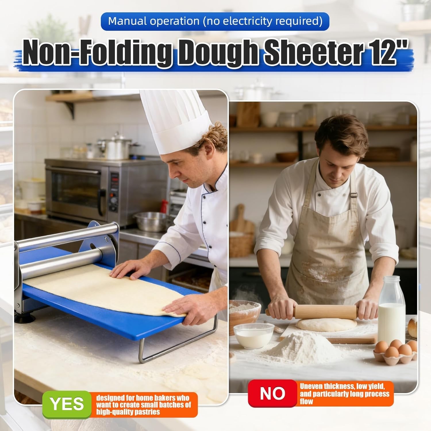 Rolling Machine for Bakery Pizza - Stainless Steel
