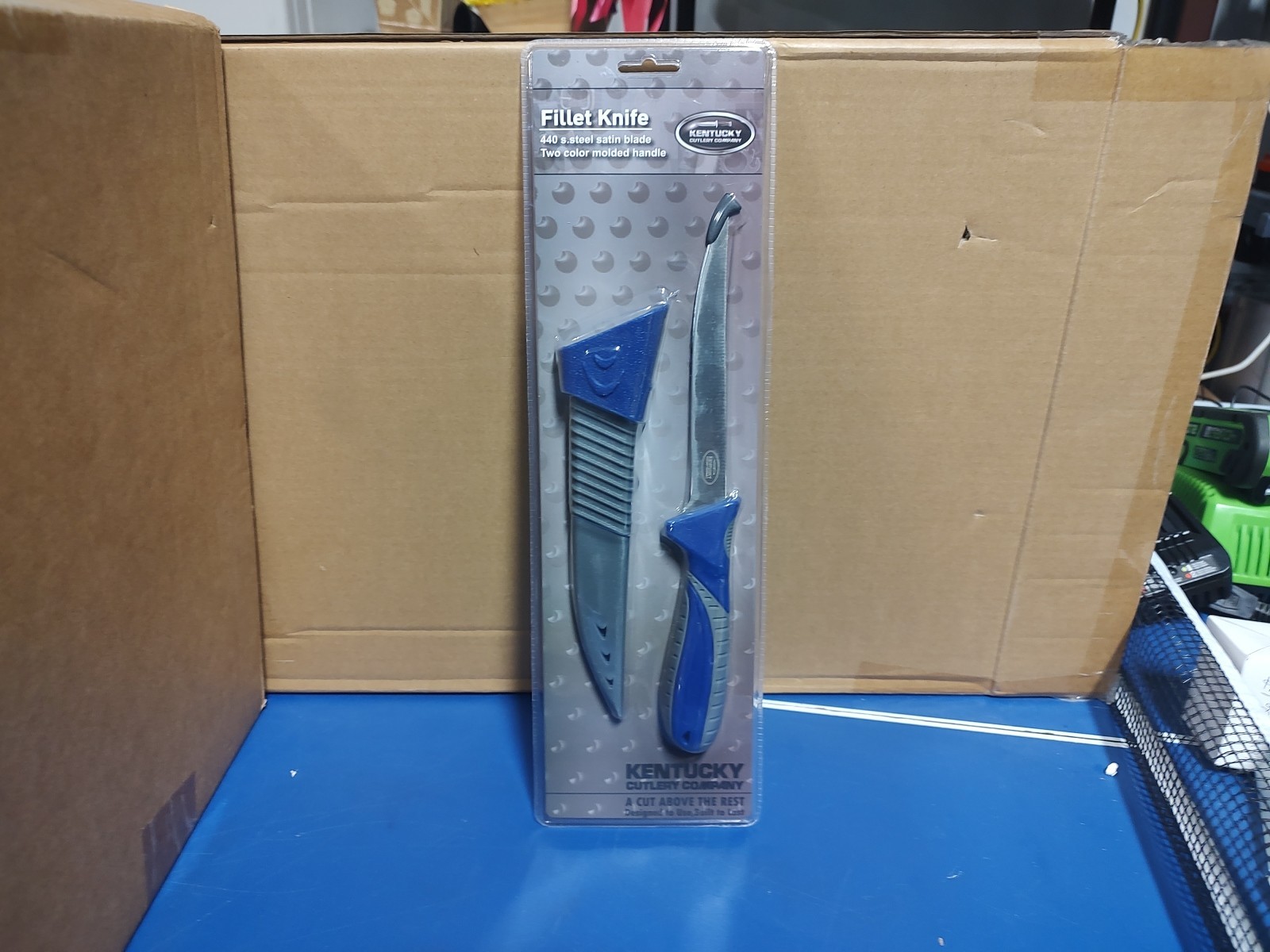 Kentucky Cutlery Filet Knife Fixed 6"  Blade 440 Steel Blade NEW