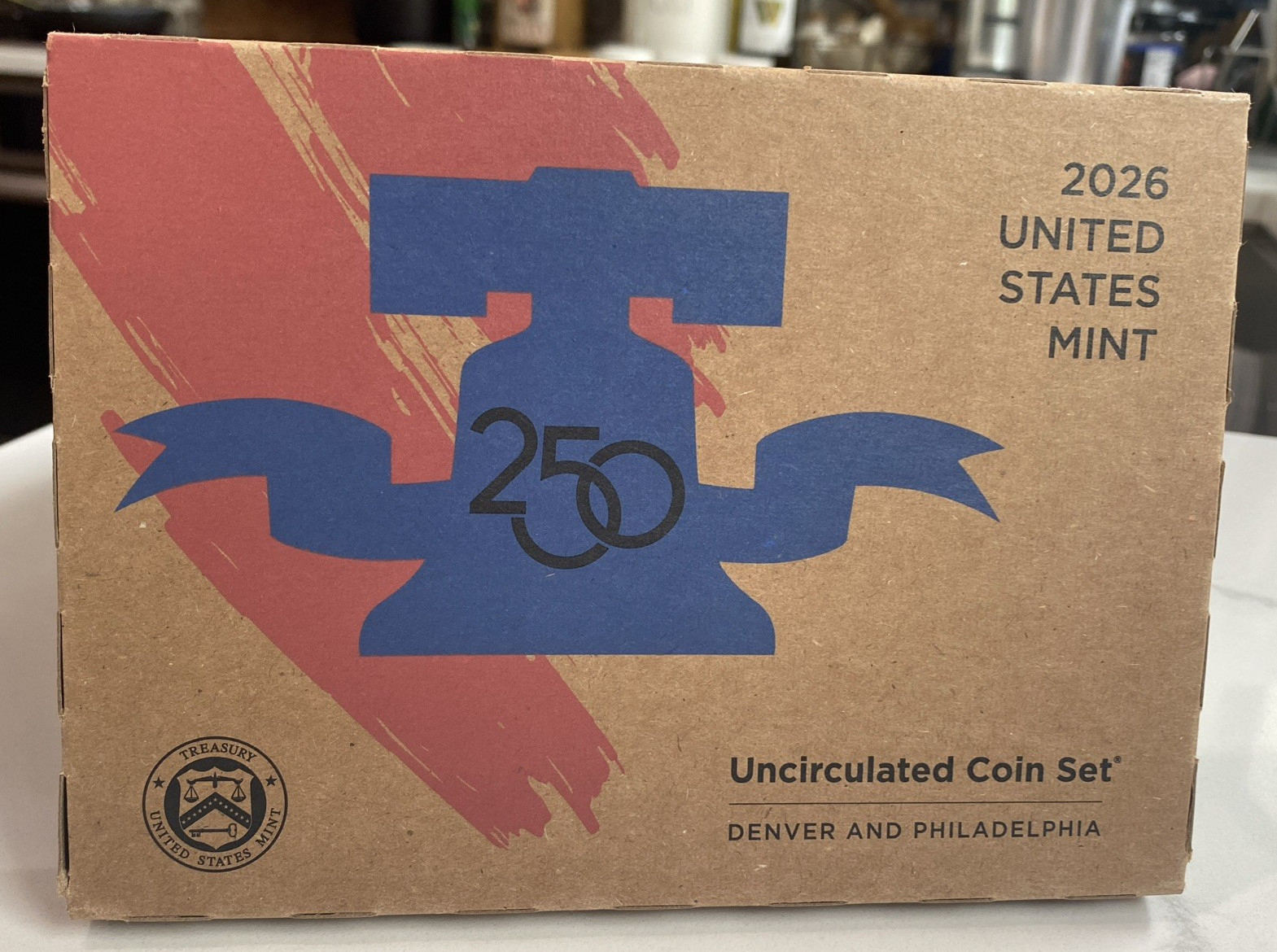 2026 Uncirculated MINT Set SEALED BOX~ DUAL DATE CENT ~ P & D OGP US MINT