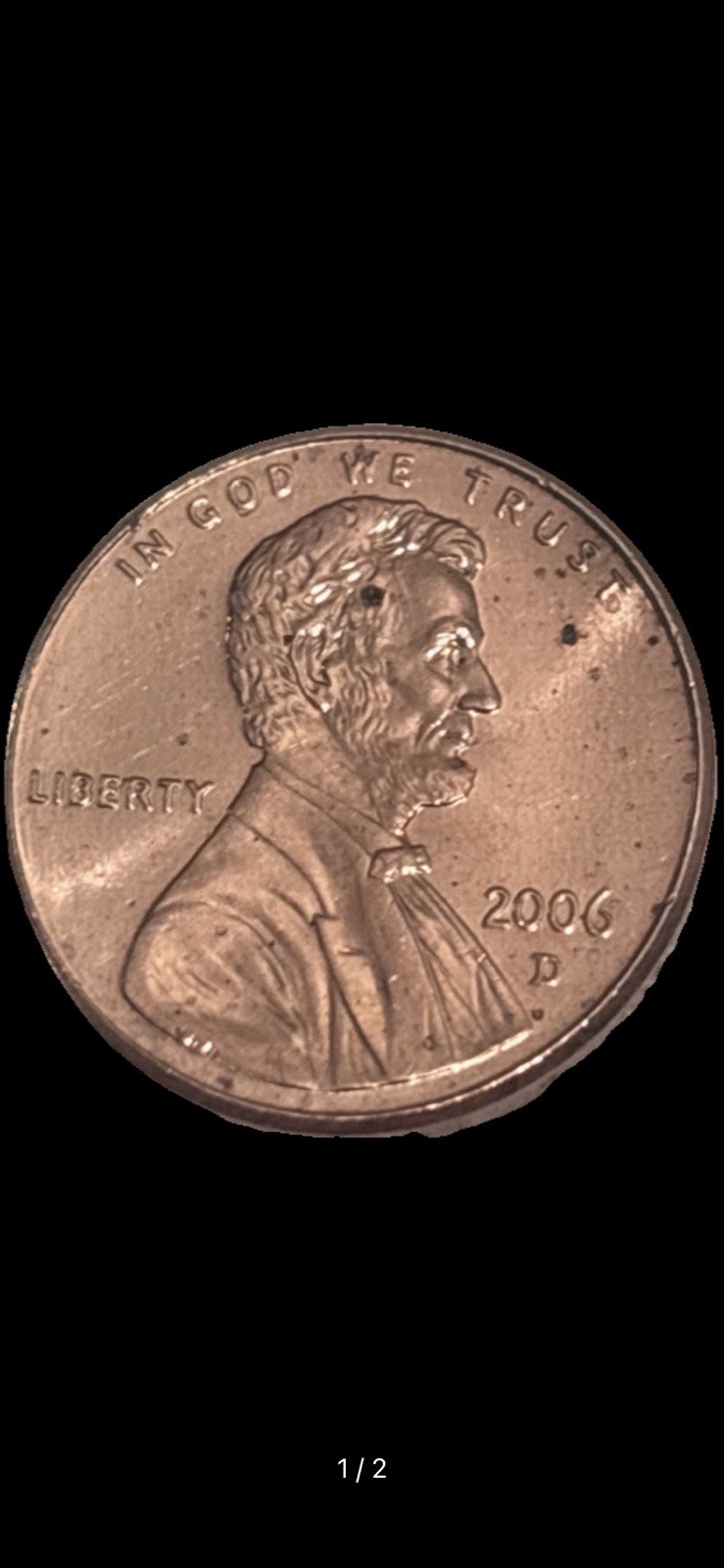 2006 Lincoln Cent Denver Copper Circulated Doubled Die Obverse and reverse