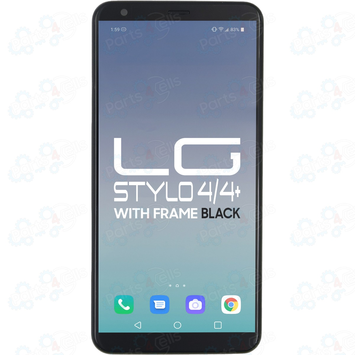 For LG Stylo 4 / Stylo 4 Plus LCD with Touch + Frame - Black Color