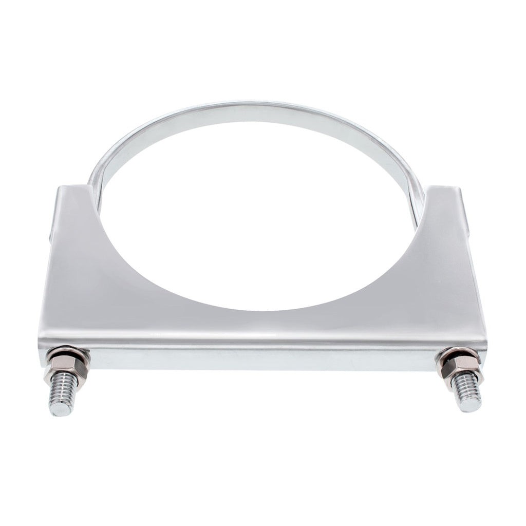 7” Polished Stainless-Steel U-Bolt Exhaust Clamp
