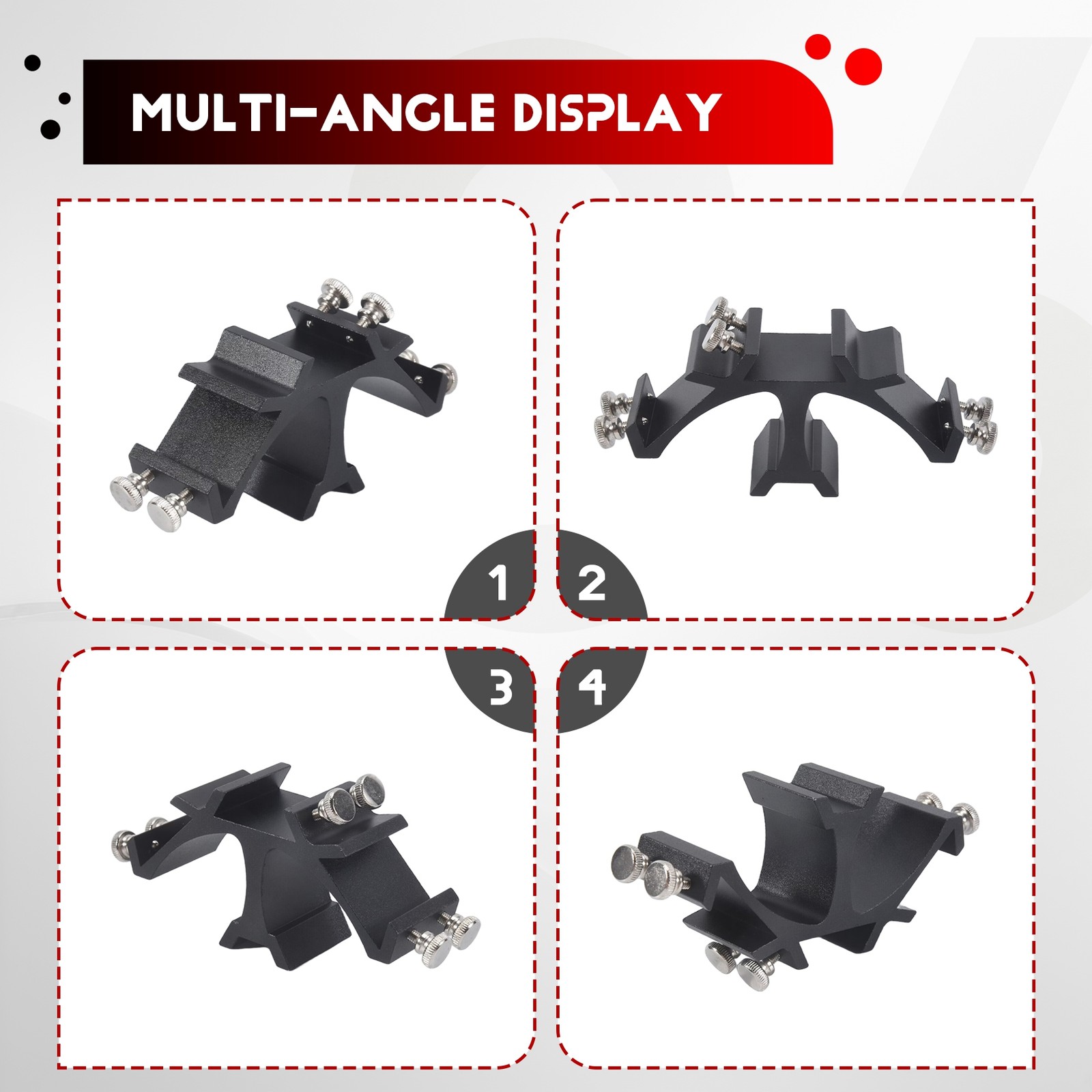 For Finderscope Bracket Dual Scope Mounting Bracket for6550