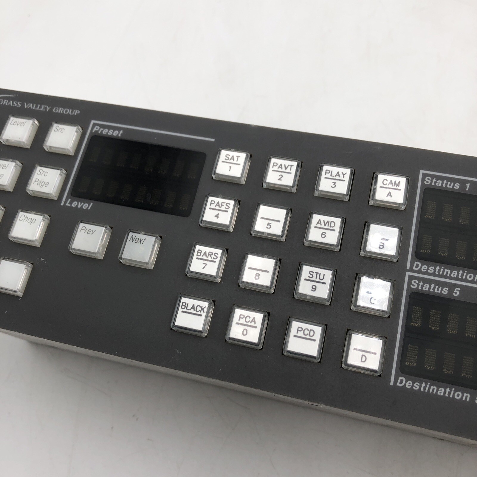 USED Grass Valley Encore/Prelude PMB Control Panel POWER TESTED READ D