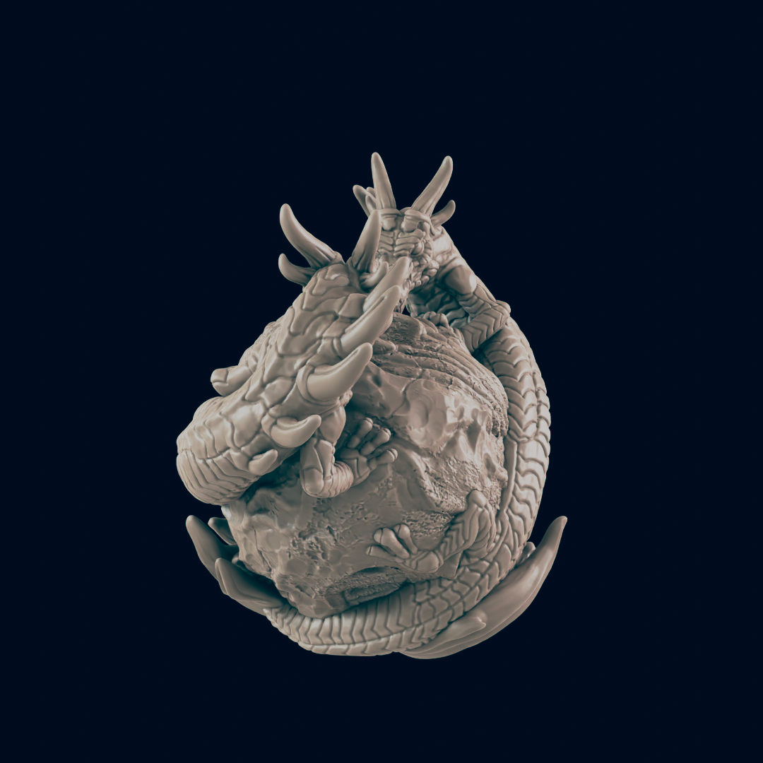 Dragon Orb Amulet DnD Prop 40k Terrain Scenery Tabletop Miniatures