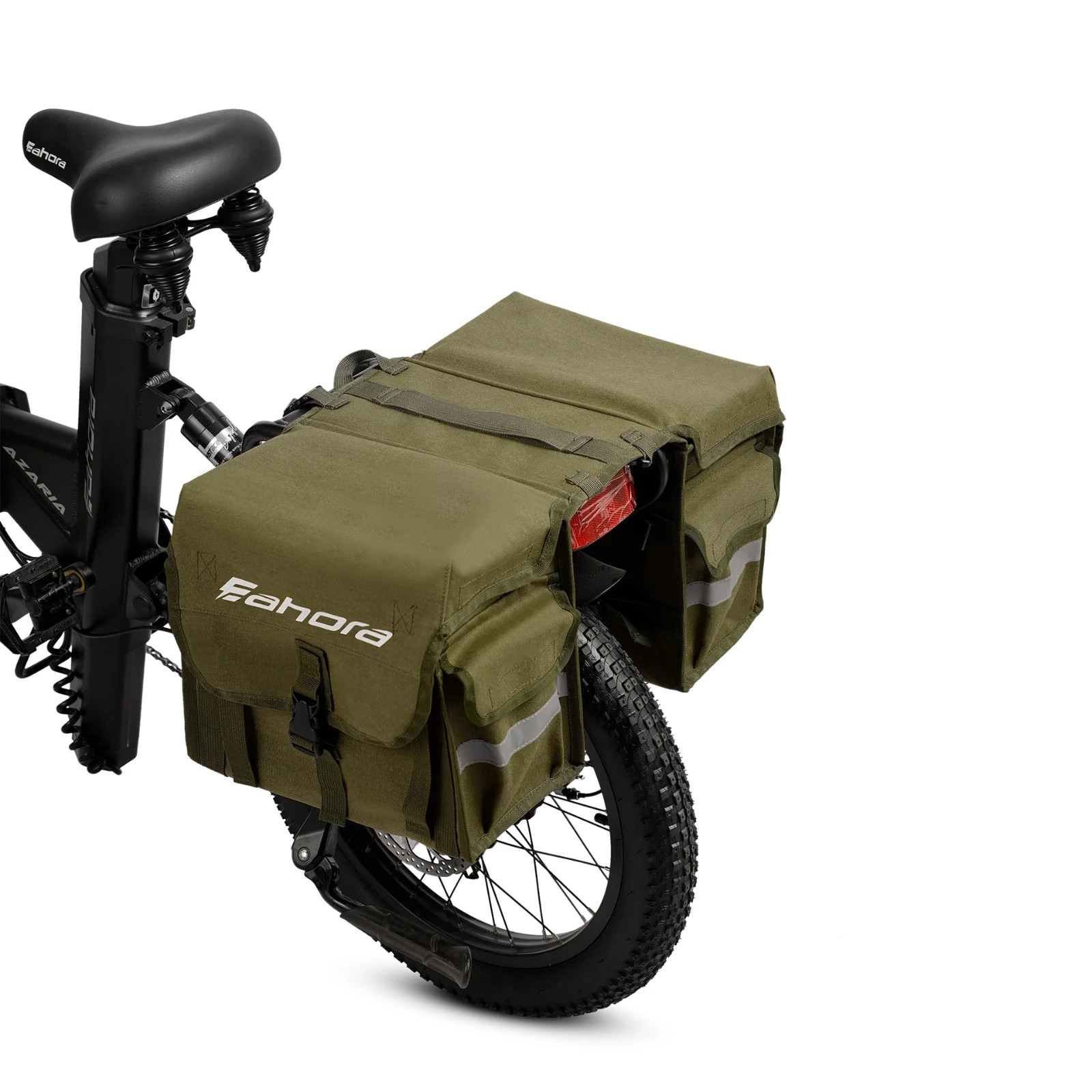 Waterproof Rear Saddle Bag Outdoor Double Pannier Bicycle Bag Small Medium Size