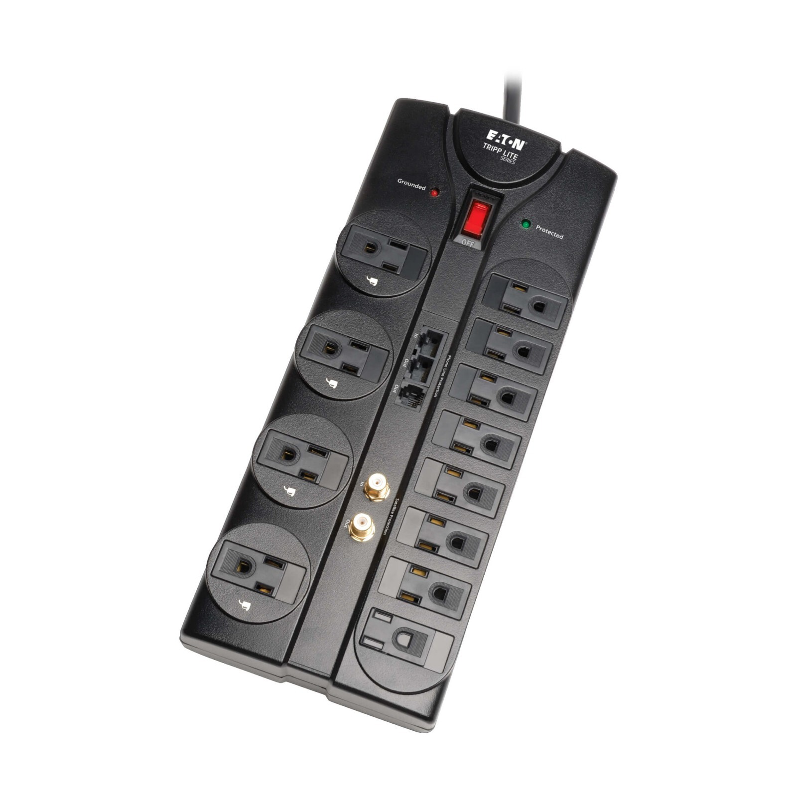 Tripp Lite Protect It! TLP1208SAT 12 Outlets Surge Suppressor