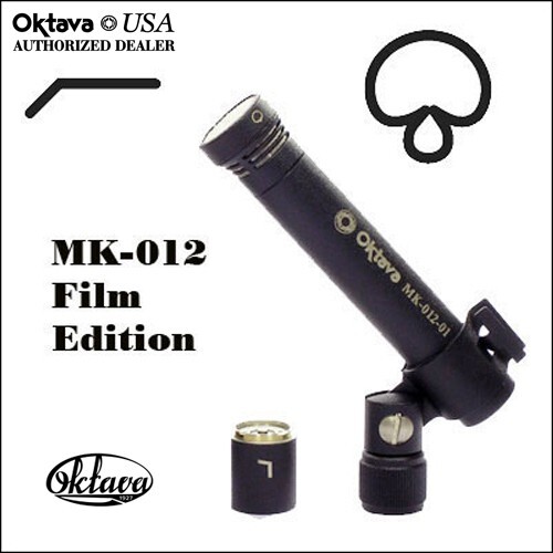Oktava MK-012-01 Movie / Film Set - Hyper Capsule / Low Cut Filter - Black - New