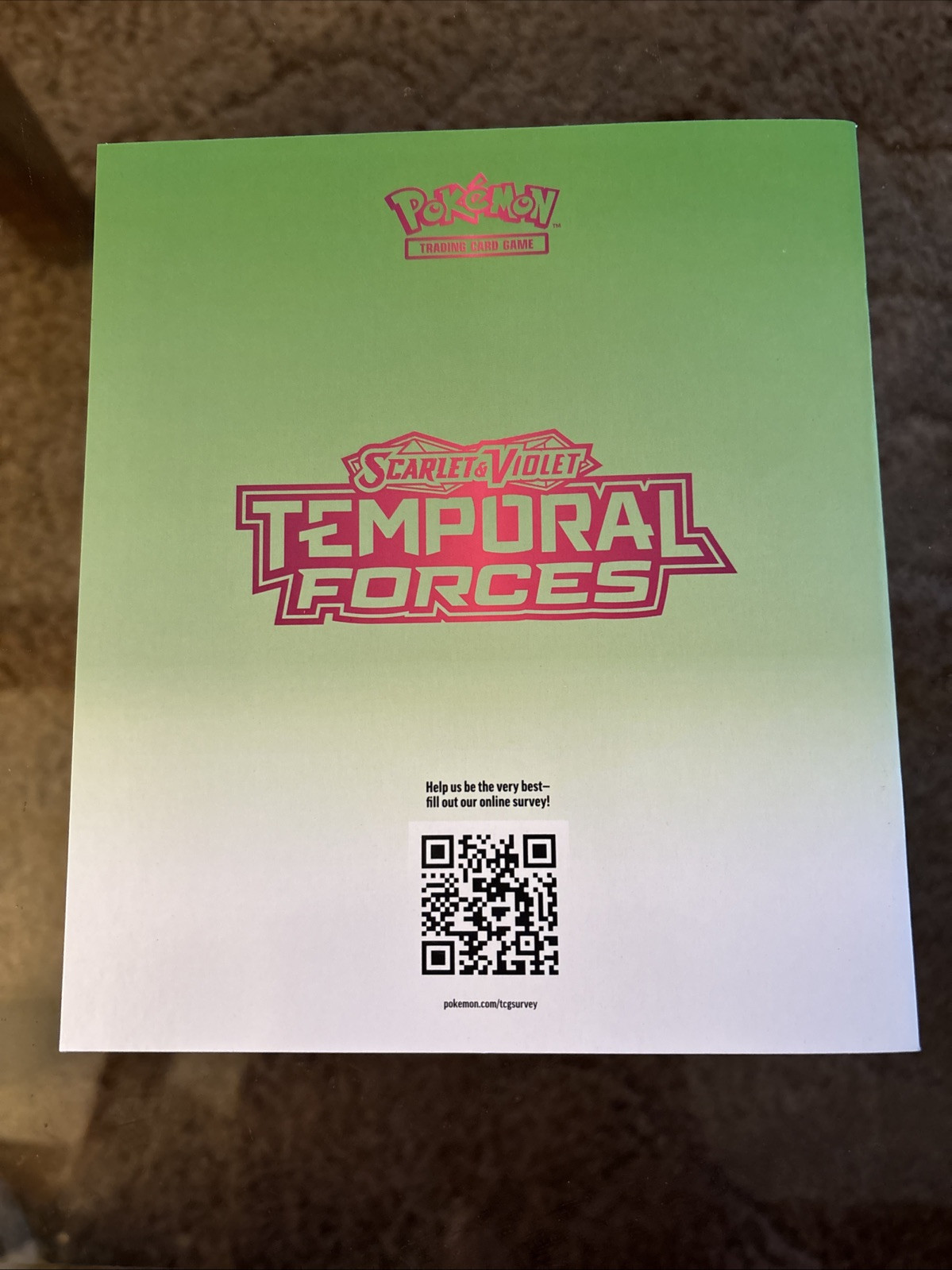 Pokémon TCG SV Temporal Forces Players Guide (Unmarked)