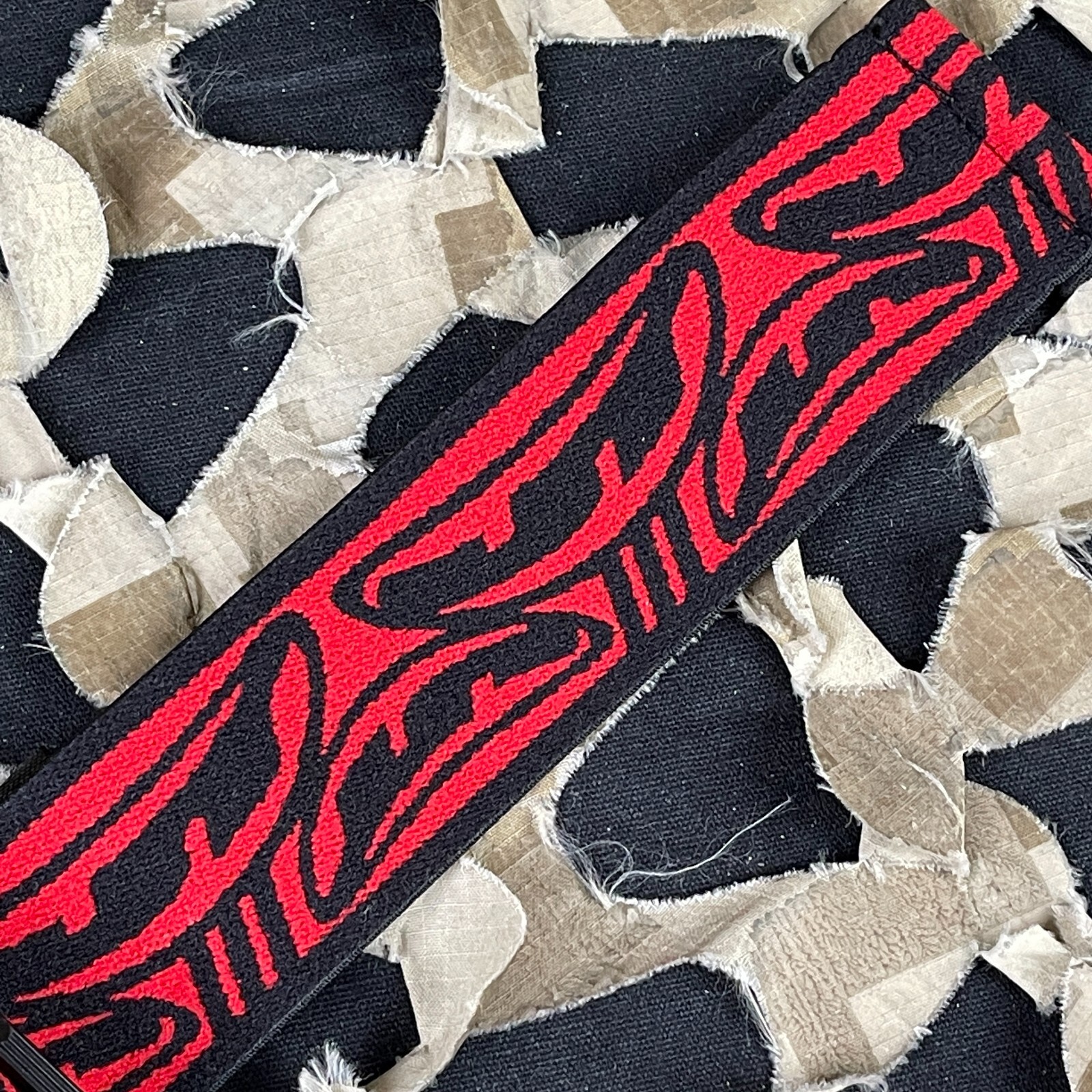 JT ProFlex X/ProFlex Authentic Woven Goggle Strap - Ice Series Red