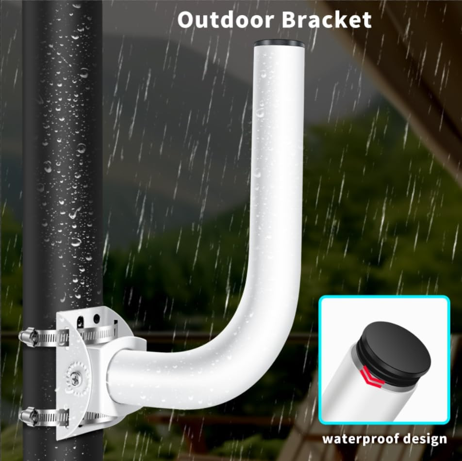 Adjustable Sturdy Universal Wireless Bridge Bracket Mount Kit, Pole and Wall-Mou