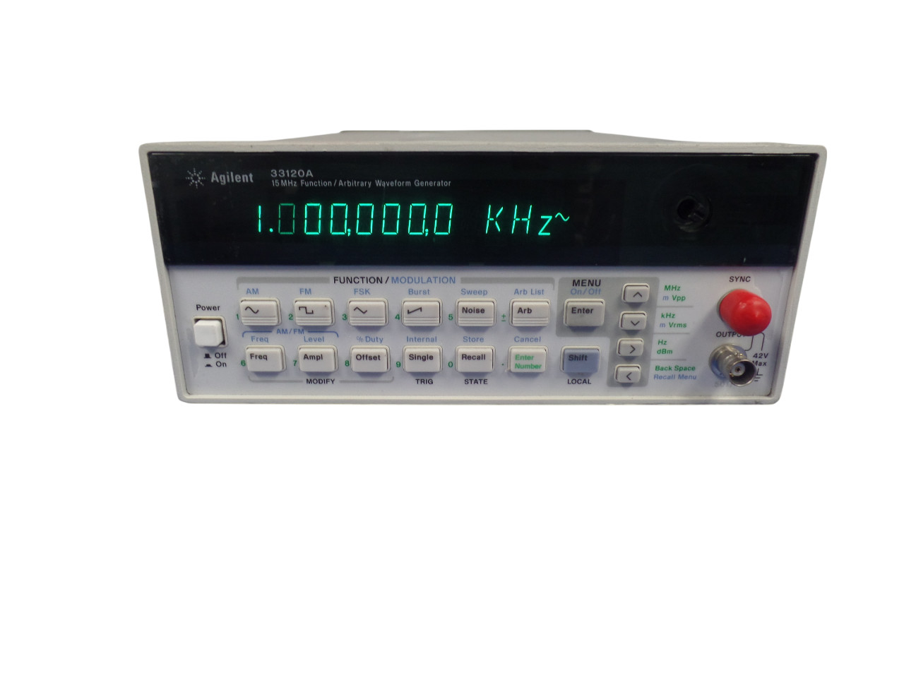 Agilent 33120A -15MHz Function Arbitrary Waveform Generator - Free Shipping