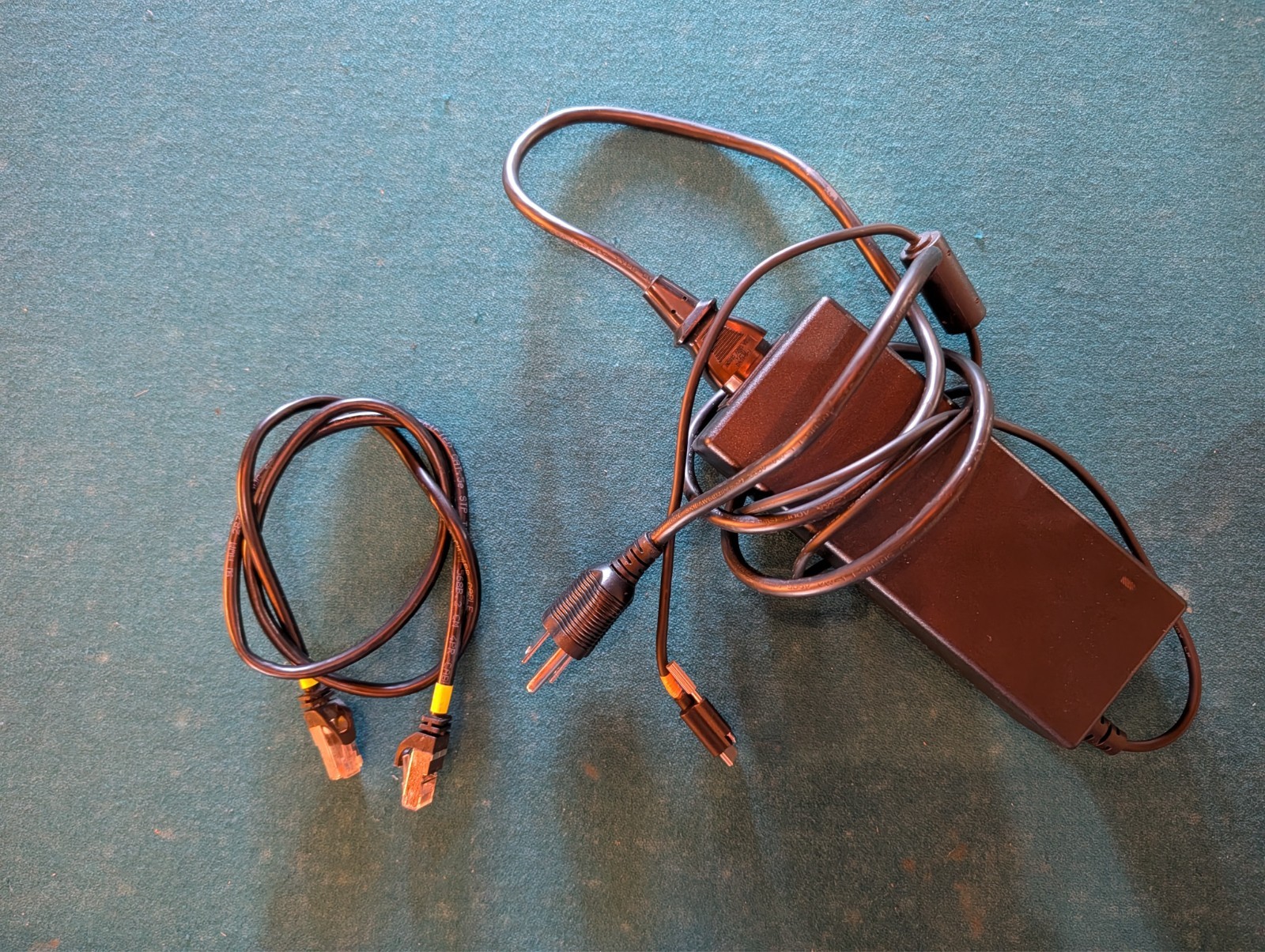 Toast POS Register Screen with Cables