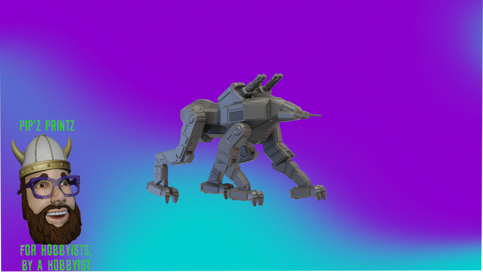 LK-3D Antlion Alternate Mech Model For Battletech 6mm-10mm-15mm