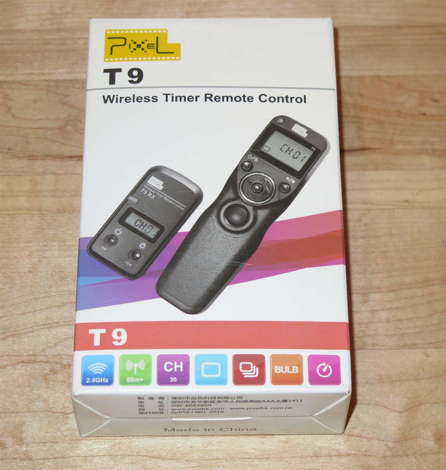 Pixel T9 Wireless Timer Remote Control - Camera Shutter Release Nikon/Fuji/Kodak