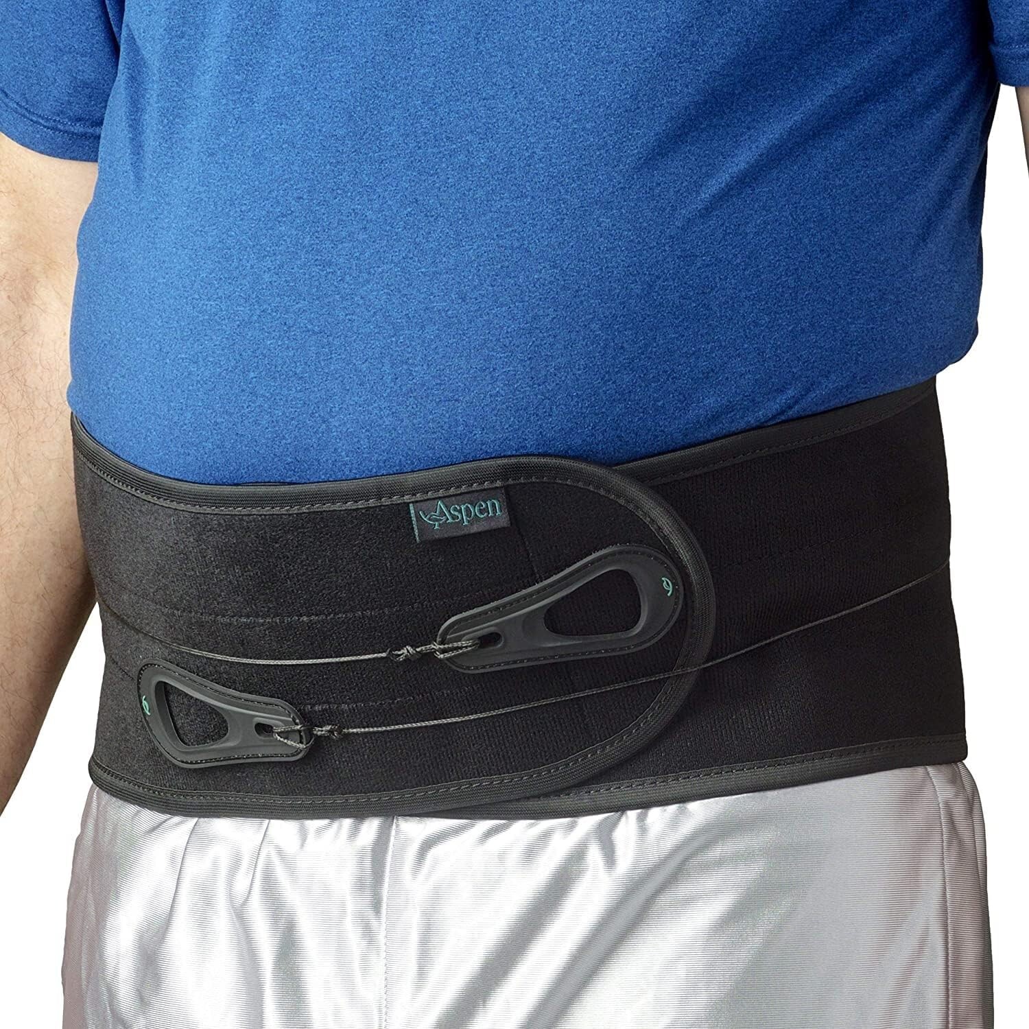 Aspen Lumbar Support Back Brace Men & Women, Medium 31"-36" TORN OR OPEN BOX