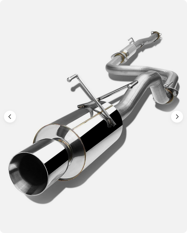 DNA MOTORING CBE-HC922-NRT Stainless Steel Cat Back Exhaust System [Compatibl...