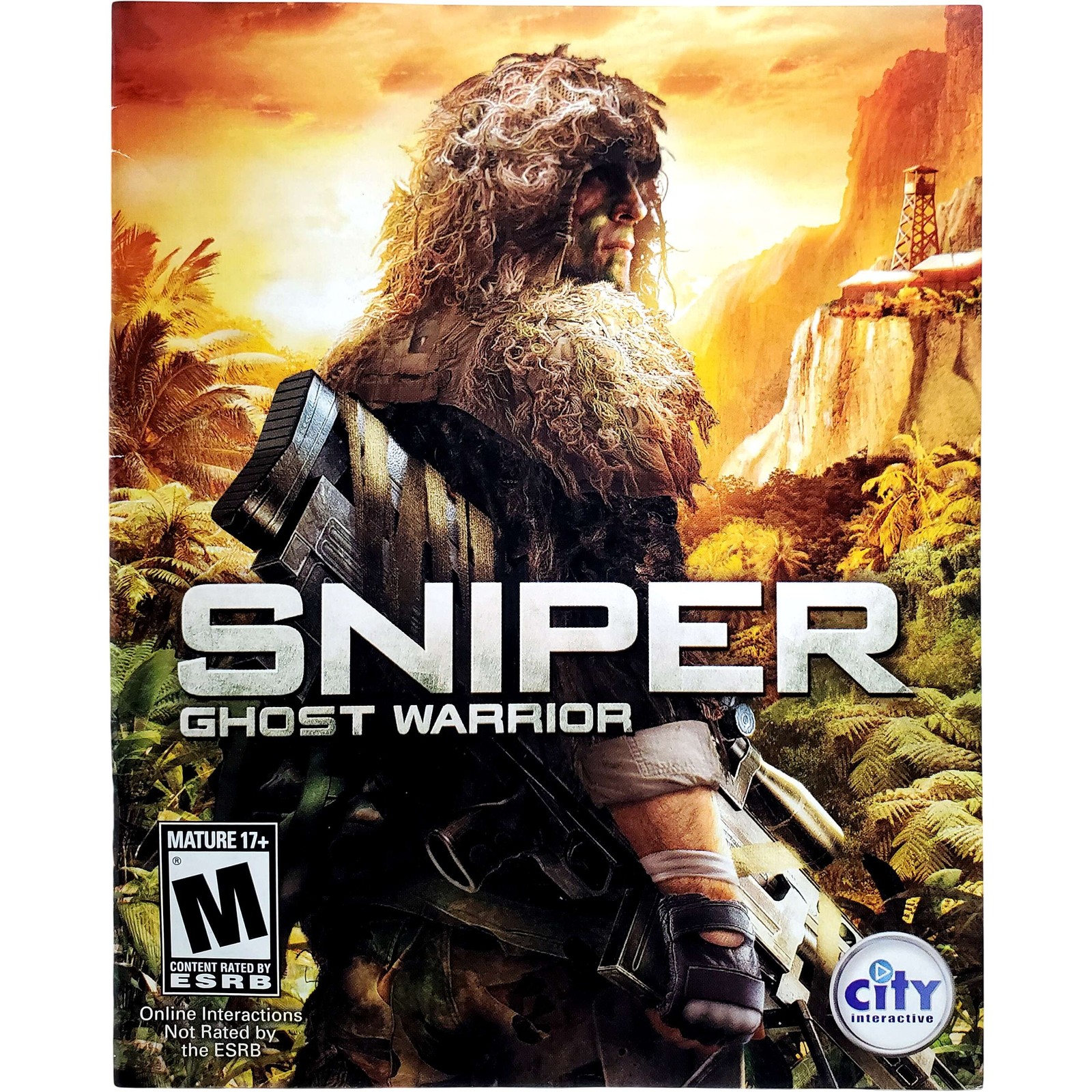 (Manual Only) Sniper Ghost Warrior - Sony Playstation 3 Excellent Original