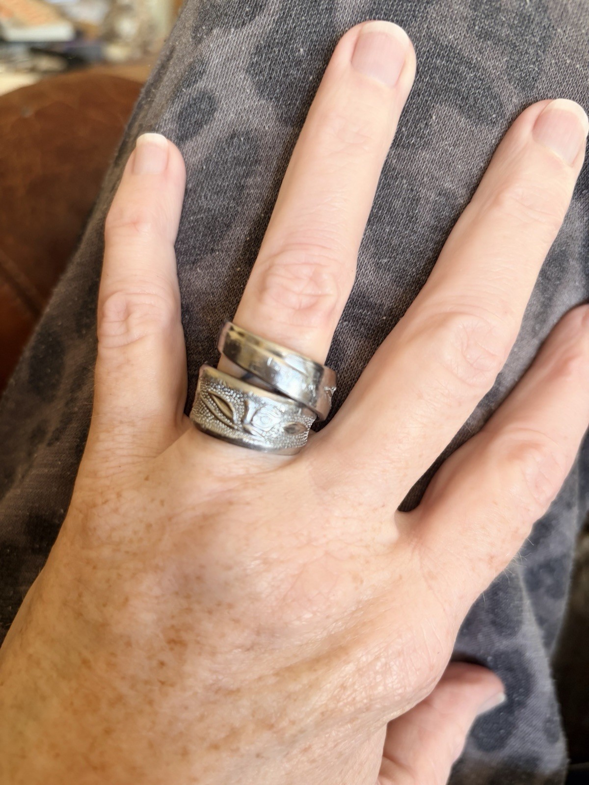 Swisted Spoon Handle Ring