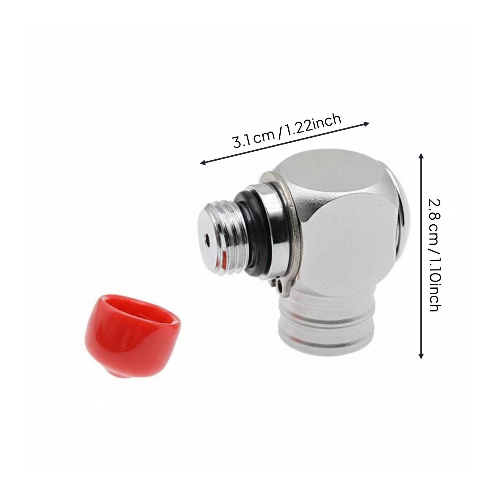 Diving Equipment Includes Dust Cap Initial Stage SPG Swivel Connector