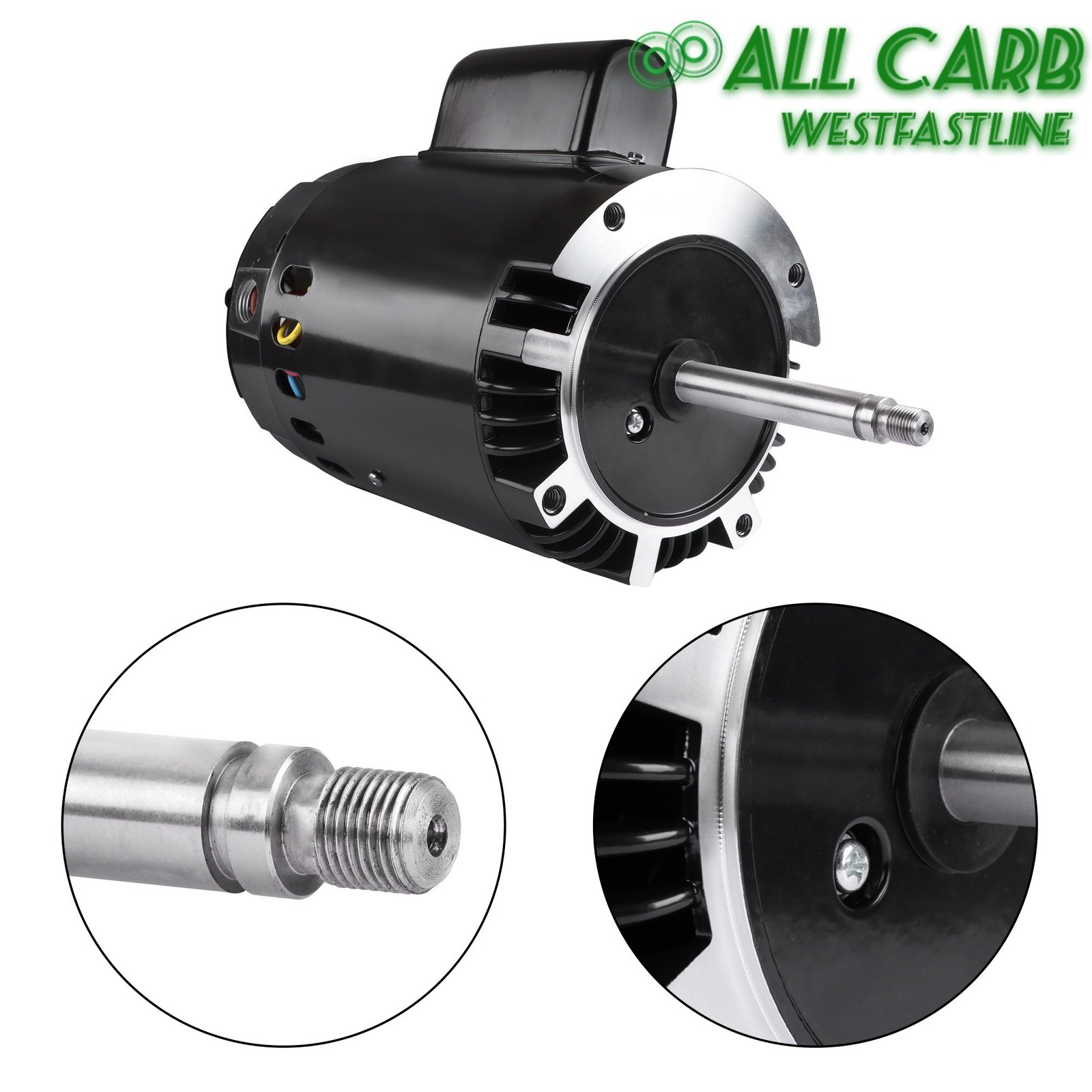For Century B668 3/4 HP Booster Pump Replacement Motor 115-230V 3450 RPM