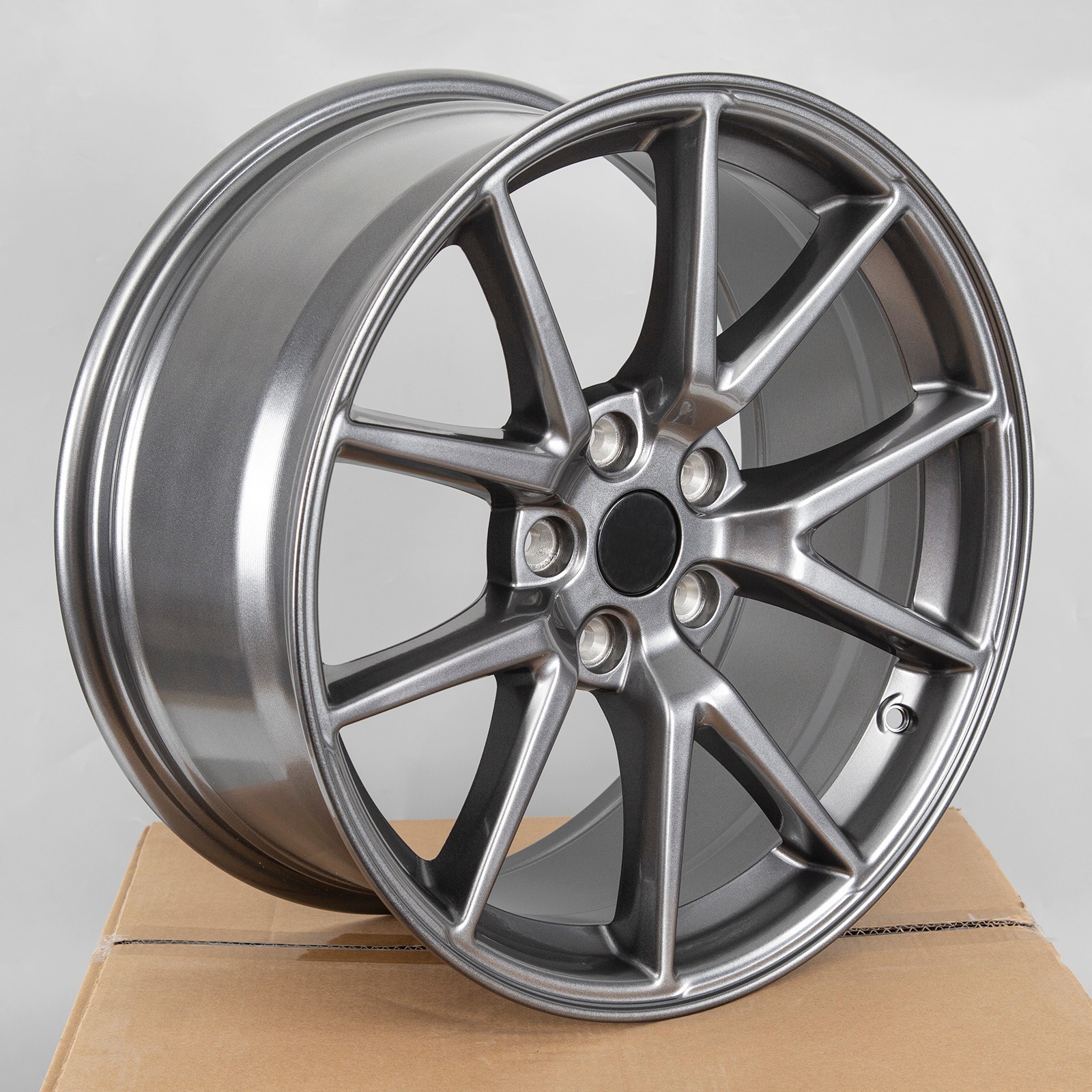 New 18" Grey Alloy Replacement Wheel Rim for Tesla Model 3 2017-2023 Wheel US