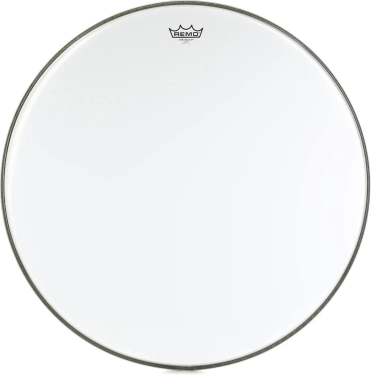 Remo Ambassador Clear Bass Drumhead - 26 inches