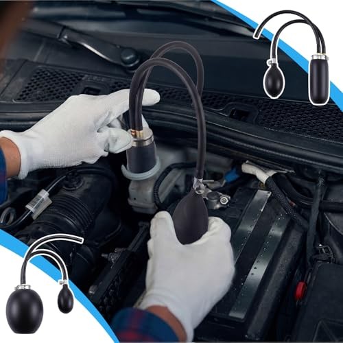 Pcs Universal Easy Intake Adapter Automotive Smoke Machine Inflatable 2 Silver