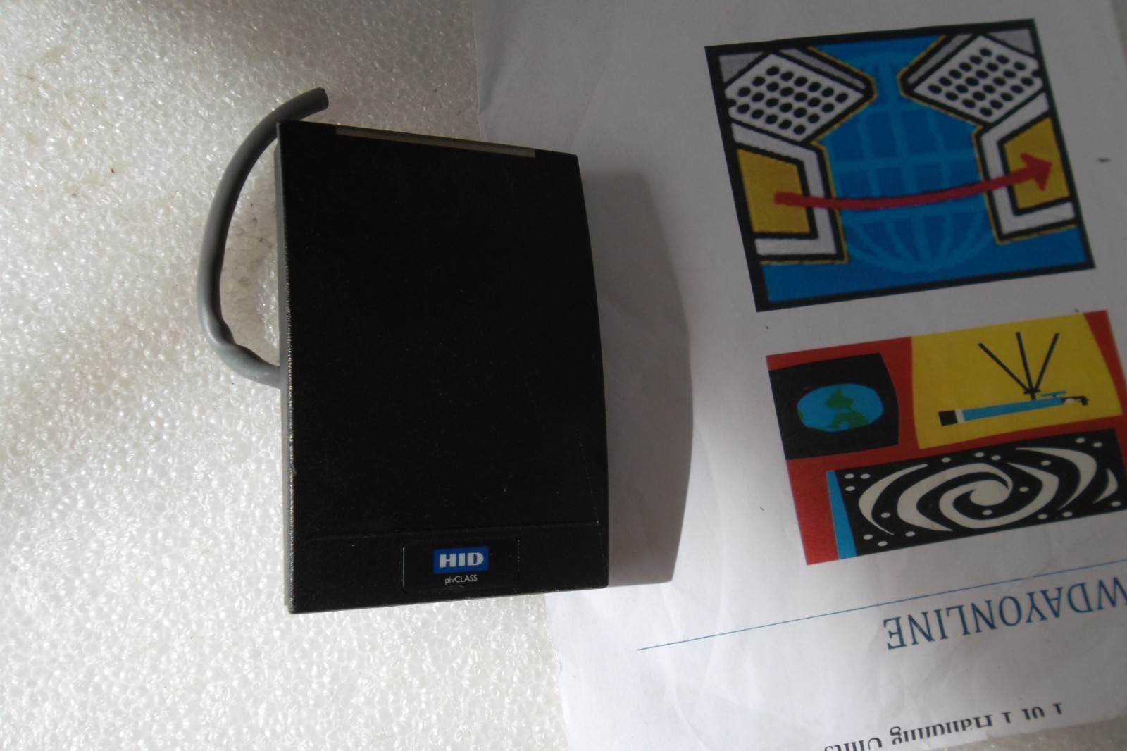 HID 920PHRNEK00004 pivCLASS SE RP40 Access Control Reader RP40EKNR w/BackPlate