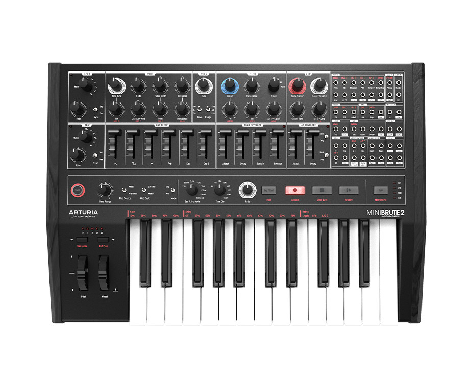 ARTURIA MINIBRUTE 2 NOIR EDITION : USED : [DETROIT MODULAR]
