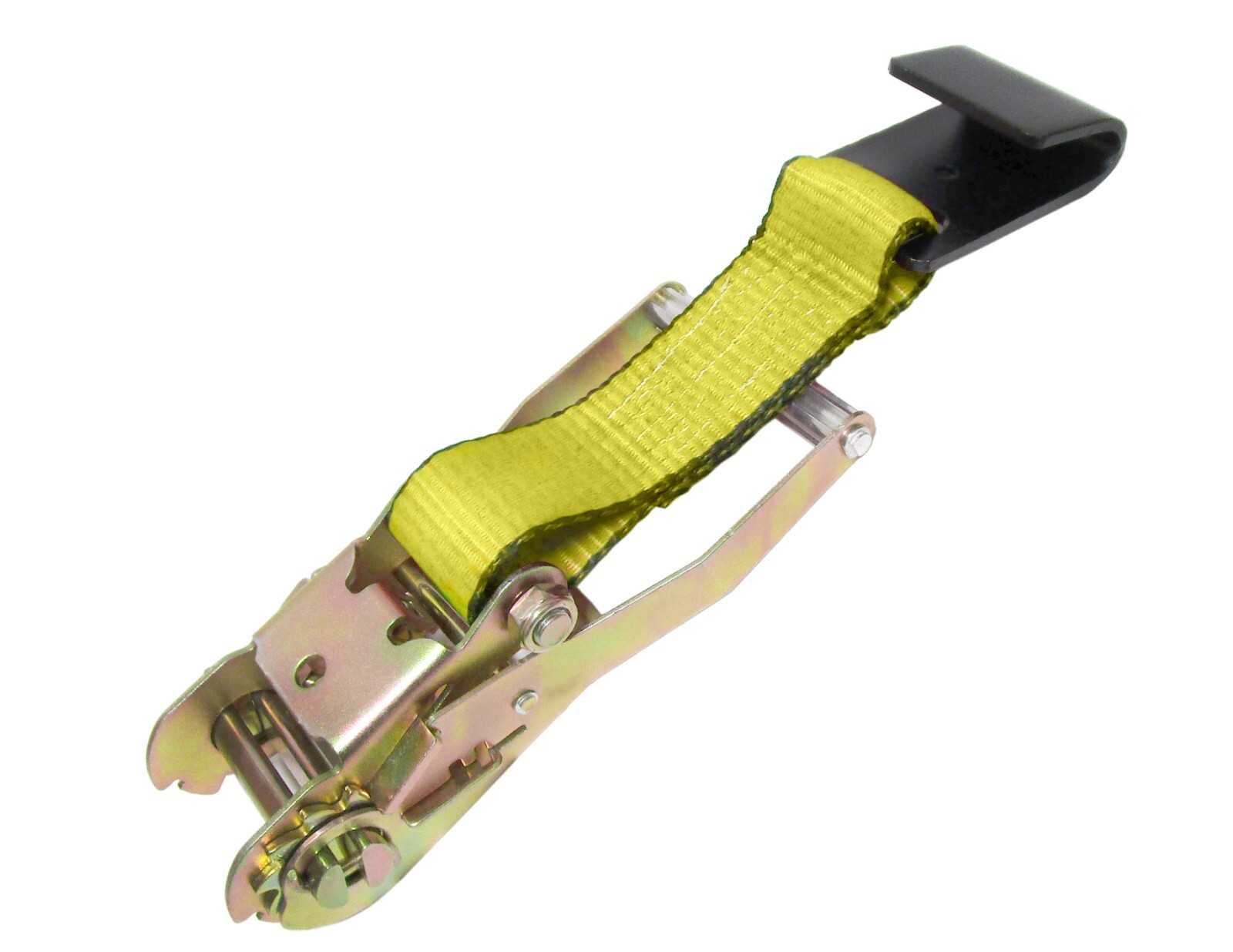 2" x 10' Side Mount Wheel Net Tie Down Lasso Strap Ratchet Flat Hook 4 Pack
