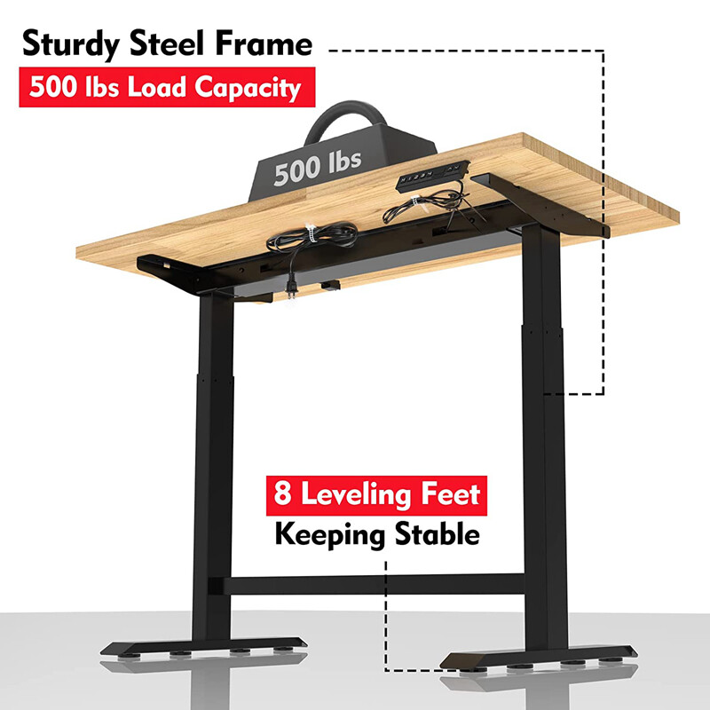 WORKPRO 48inch Electric Standing Desk 500 LBS Load Capacity Work Table Workbench