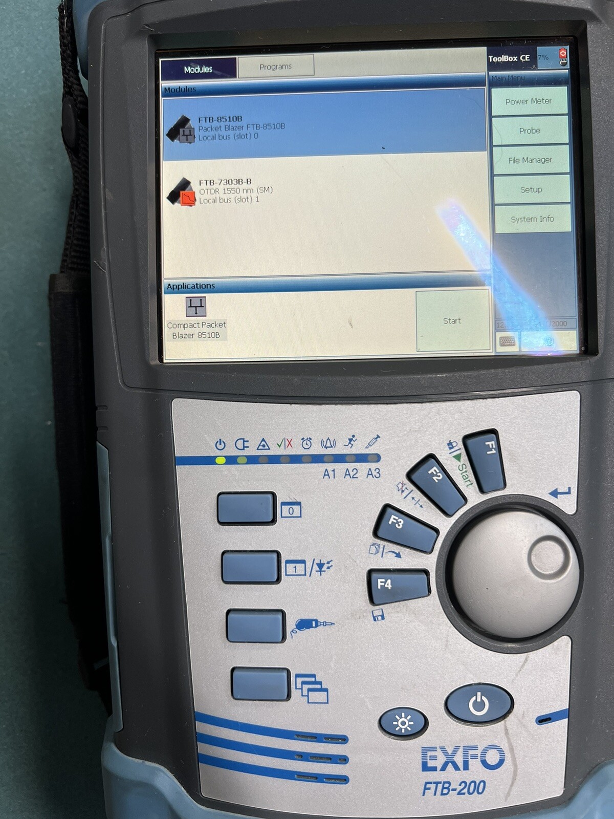 EXFO FTB-200-S2 W/FTB-7300B & FTB-8510B ( Unit Only)