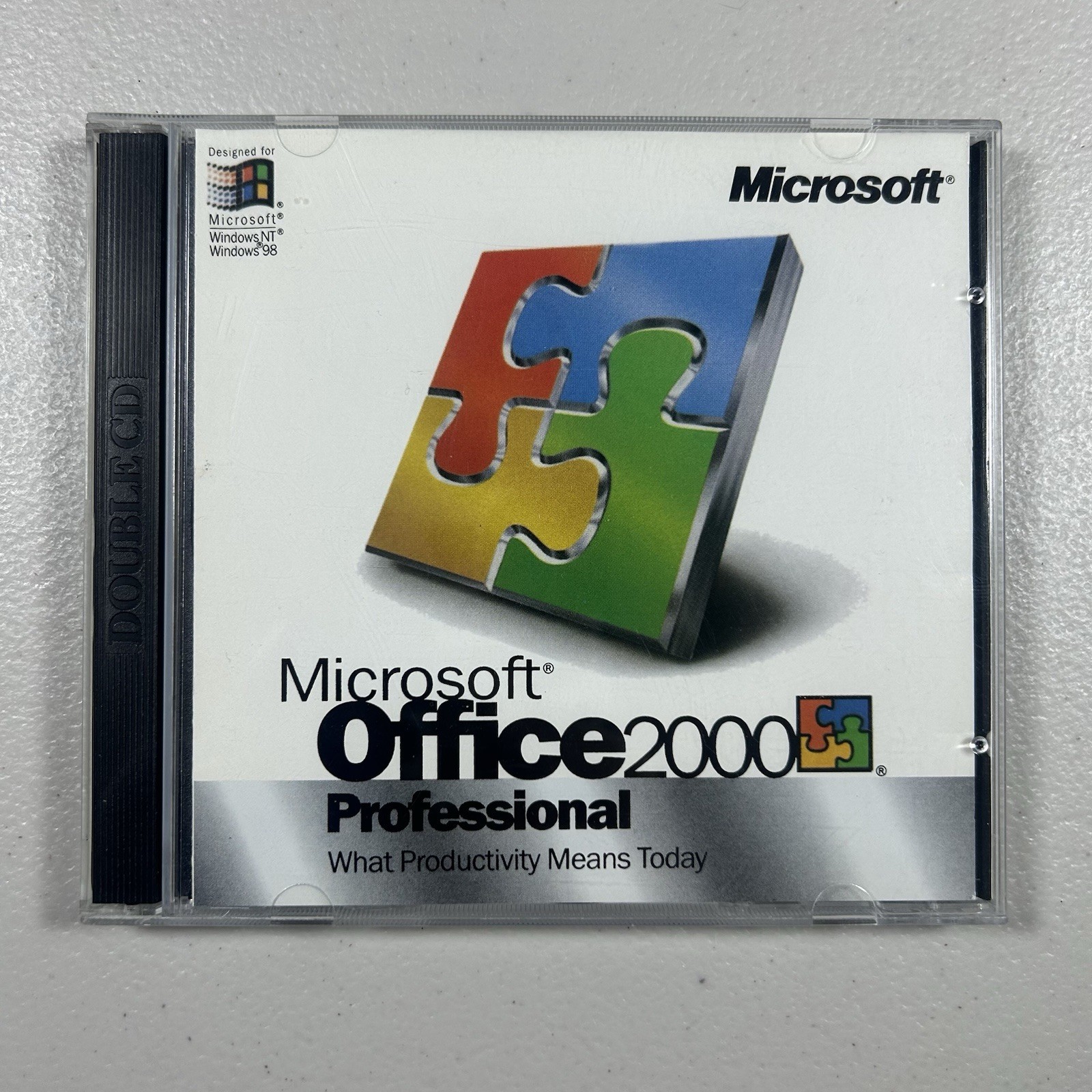 Microsoft Office 2000 Professional with Product Key (2-CD set)