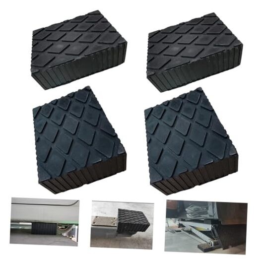 4 Pure Solid Universal Rubber Lift Pads, Used for car Lifts, Jacks, Frames 6