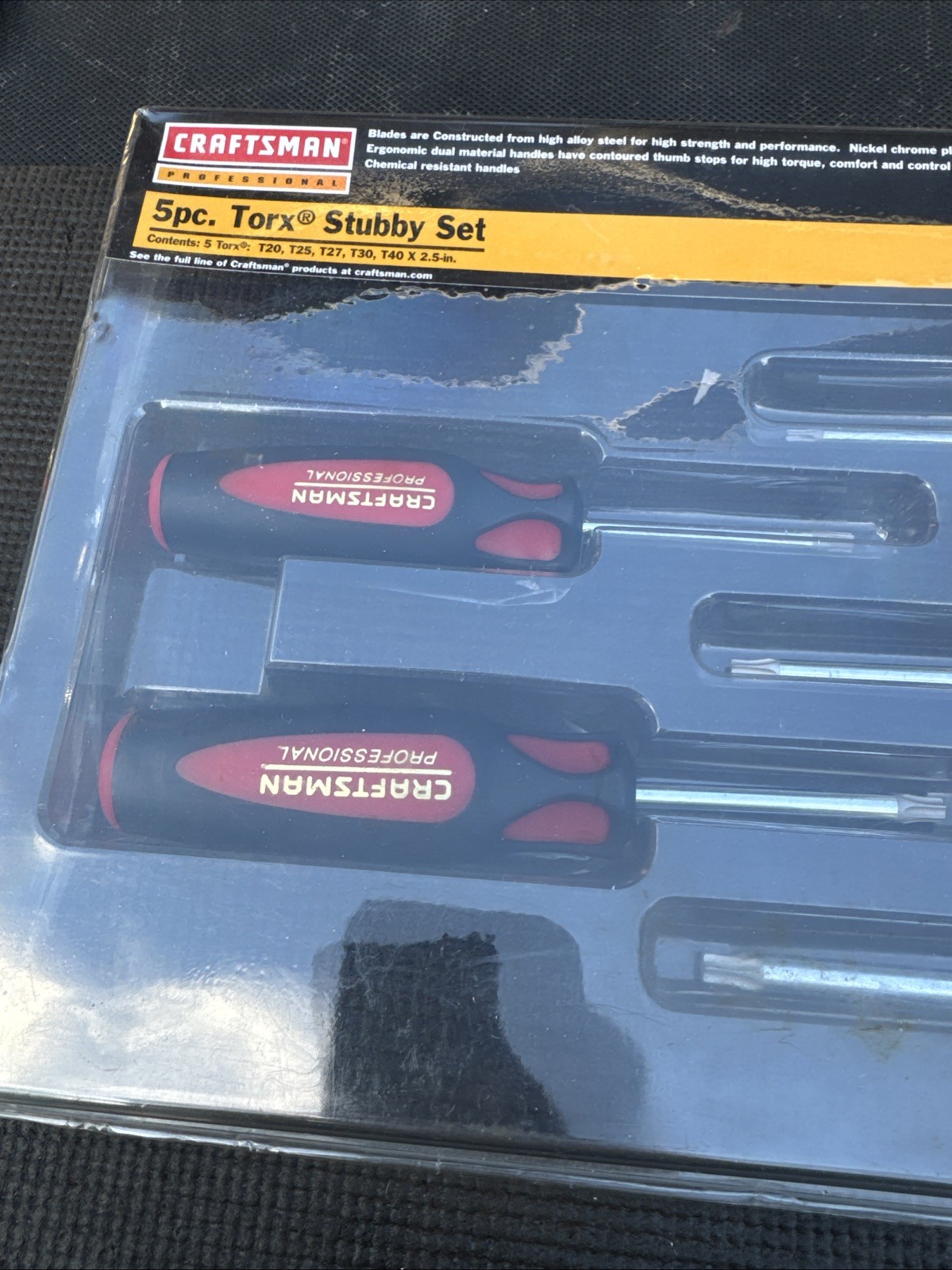 Minty Sears Craftsman Professional Stubby Torx Set Screwdriver 49306