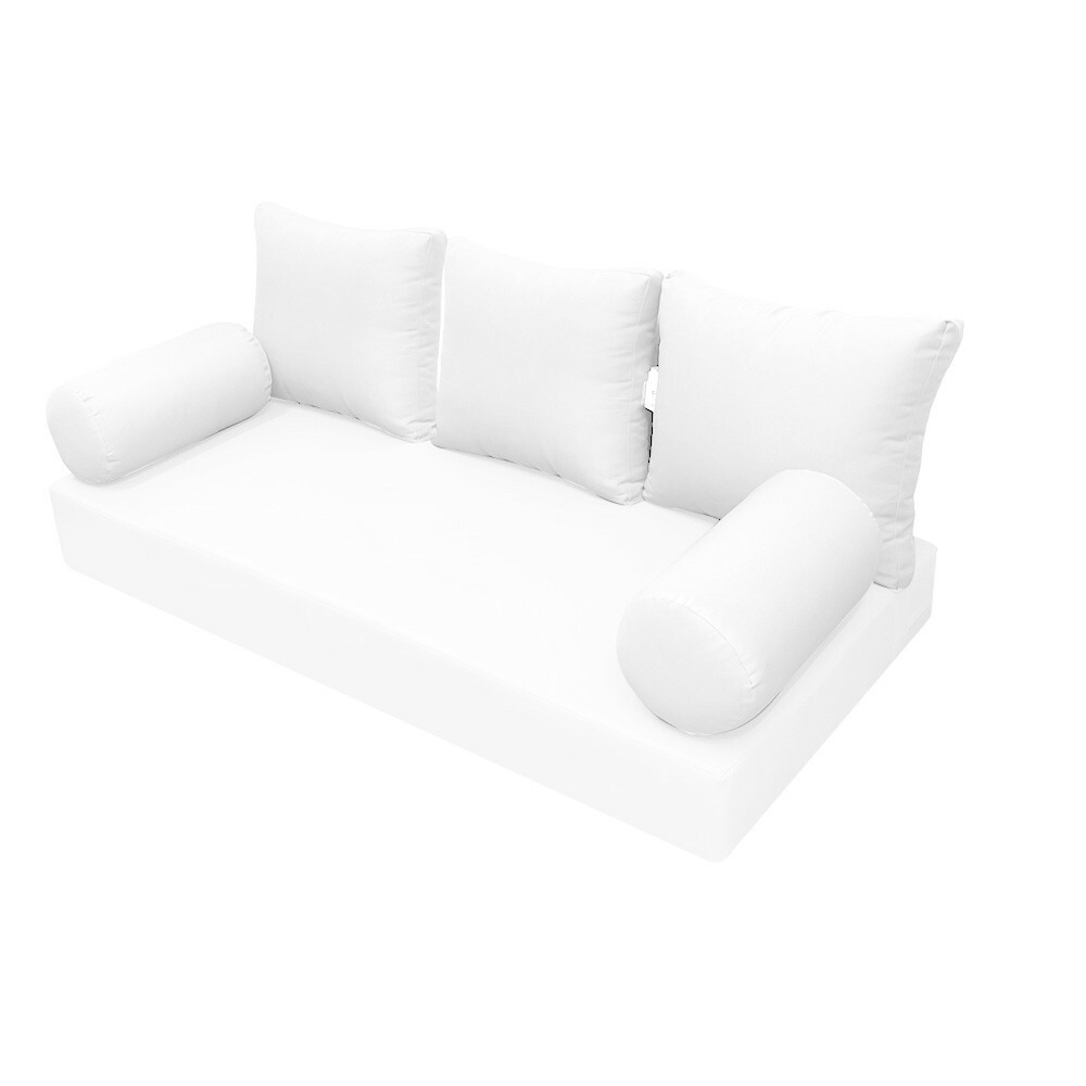 |COVER ONLY| STYLE 3 Full Bolster Pillow Daybed Porch Swing Knife Edge AD106