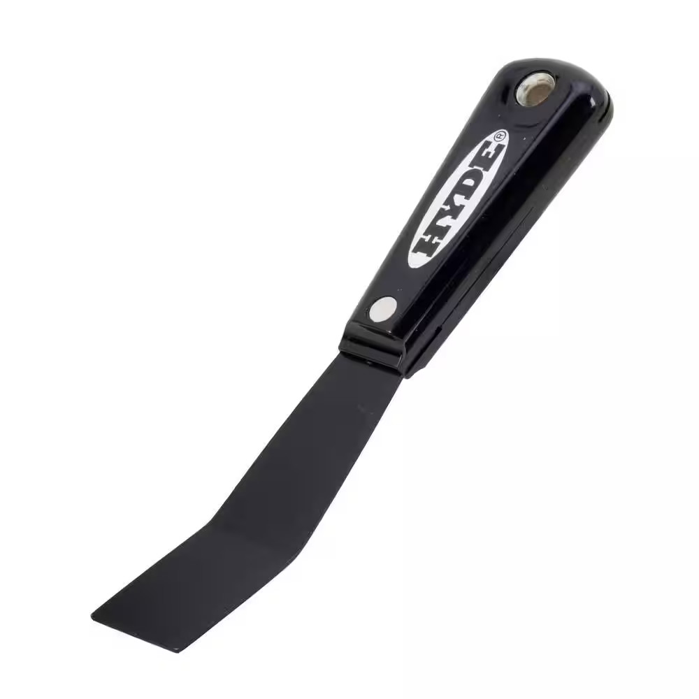 1-1/4 In. Black and Silver Bent Stiff Putty Knife