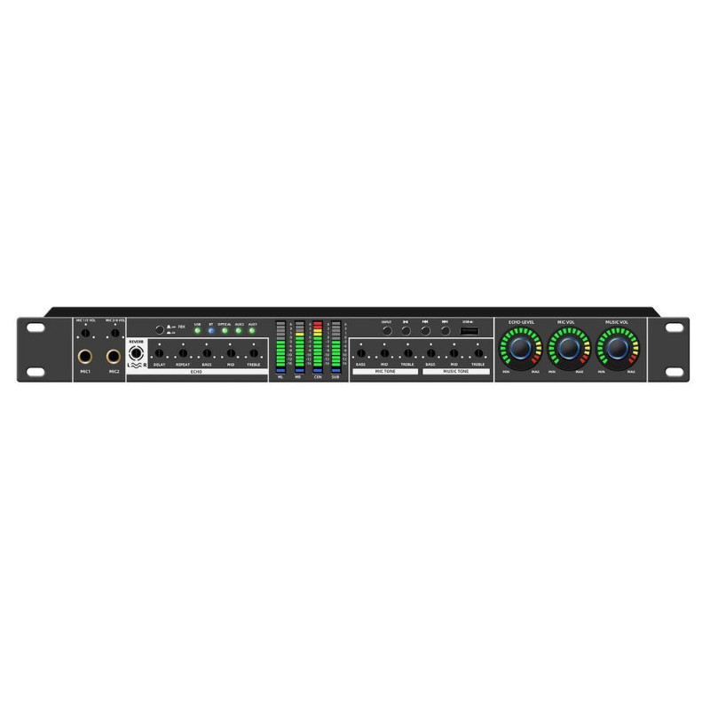 Professional Karaoke Processor Audio Processor Pre-Effects KTV Digital Audio