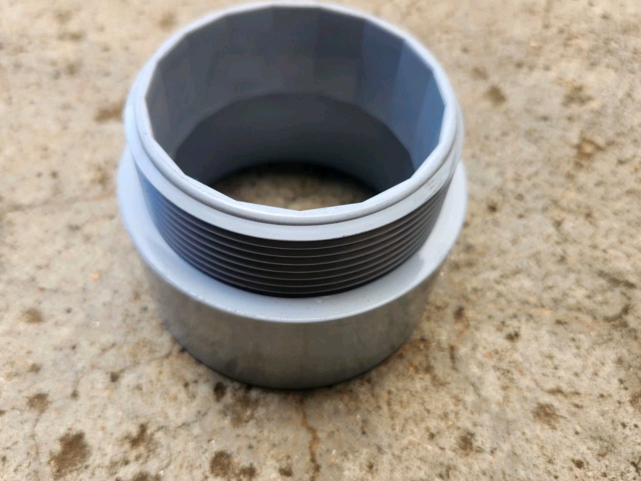 (10 Pcs) IPEX 077028 3" PVC Terminal  Male Adapter TA45