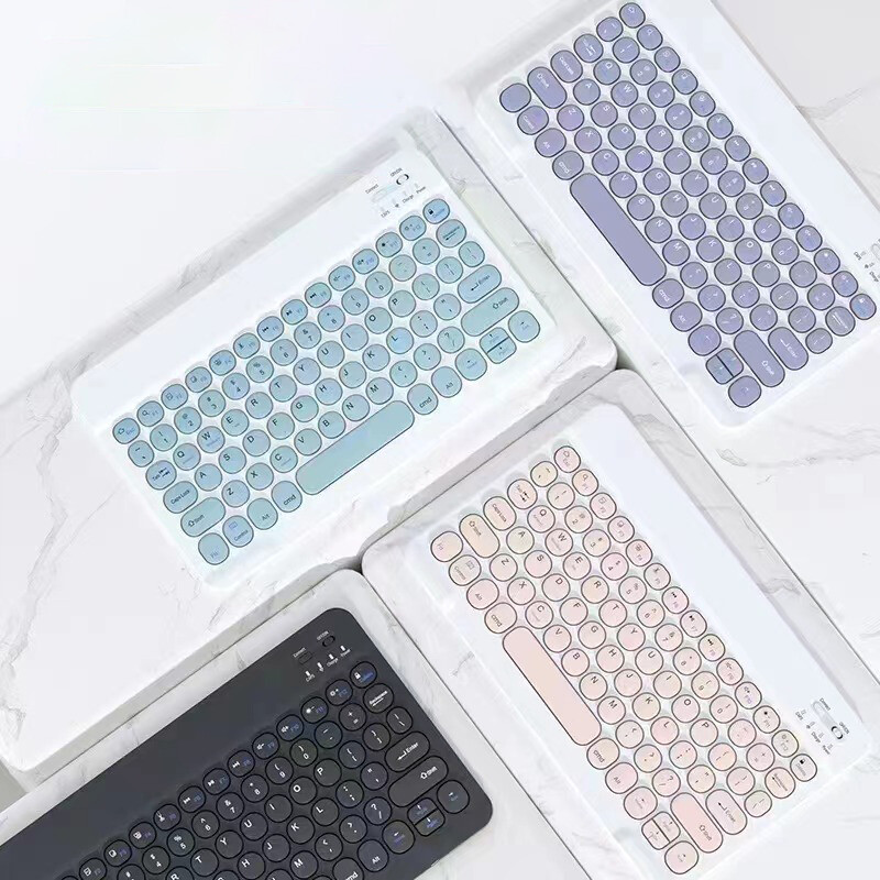 For iOS Windows Android Wireless Bluetooth keyboard mouse mute Rechargeable mute