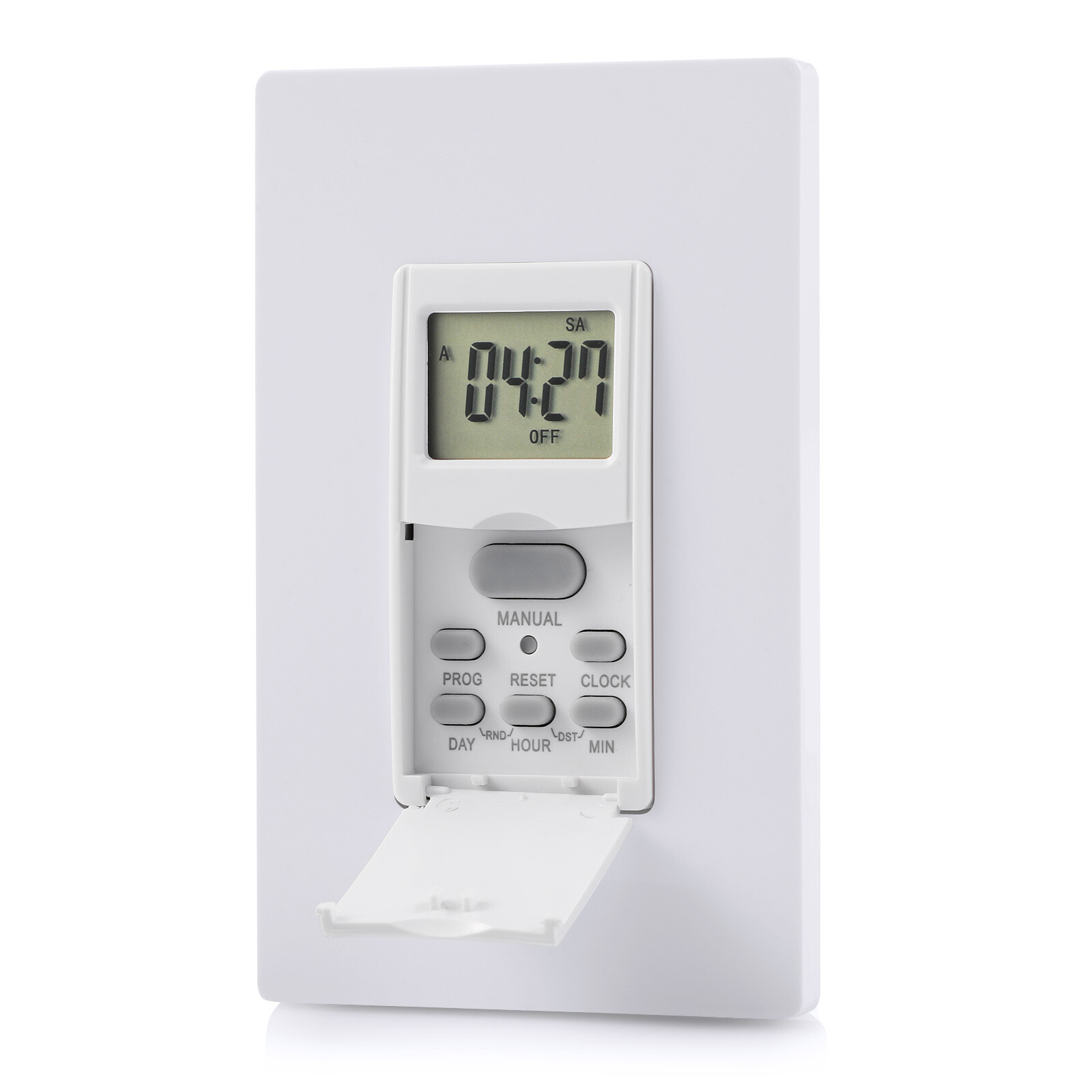 DEWENWILS Indoor in Wall Light timer Switch 7Day Digital Timer Switch for Fans