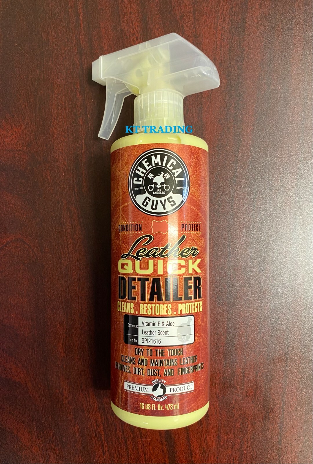 Chemical Guys PREMIUM Interior Leather Cleaner Restorer & Protectant 16oz Spray