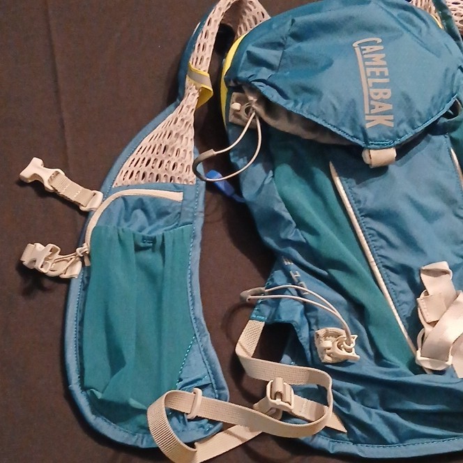 CamelBak Octane 10 10L Blue Hydration Pack Backpack w/ Drinking Tube, 2 Pockets