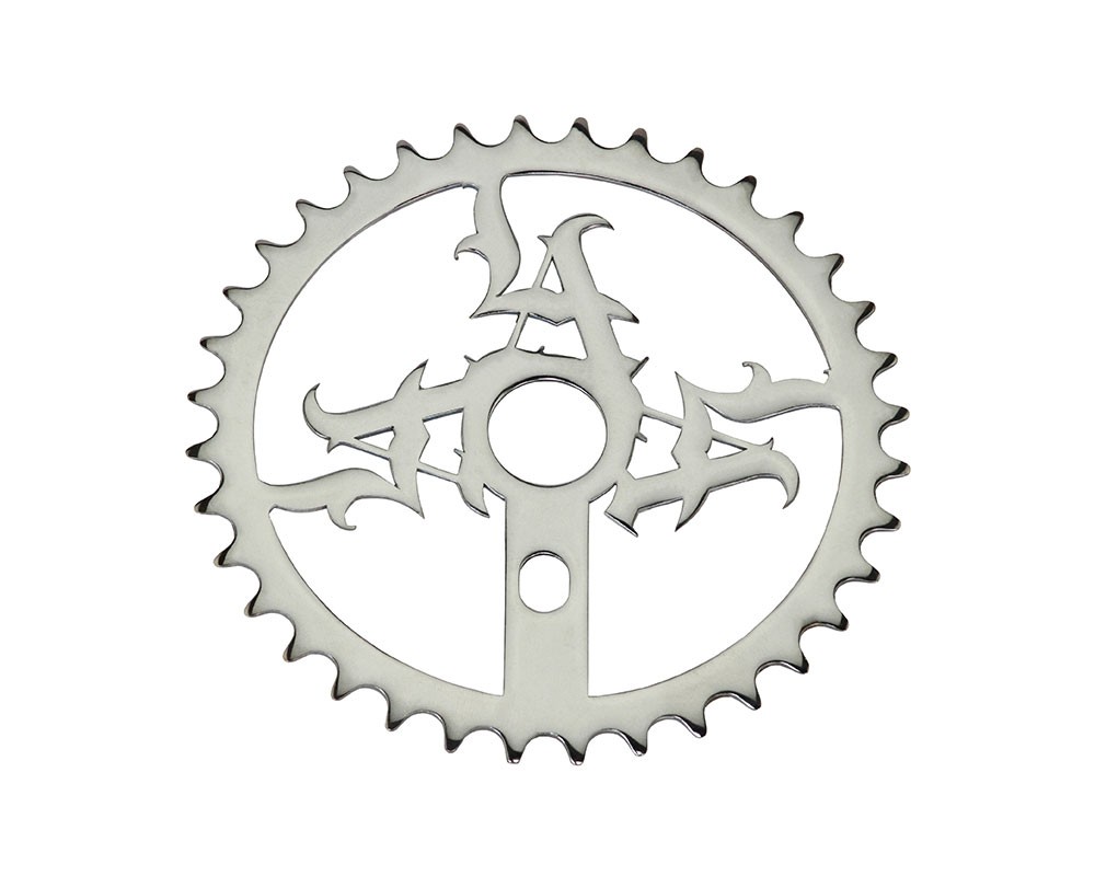 Bike Lowrider Triple LA Steel Chainring 1/2 X 1/8 36t Chrome.