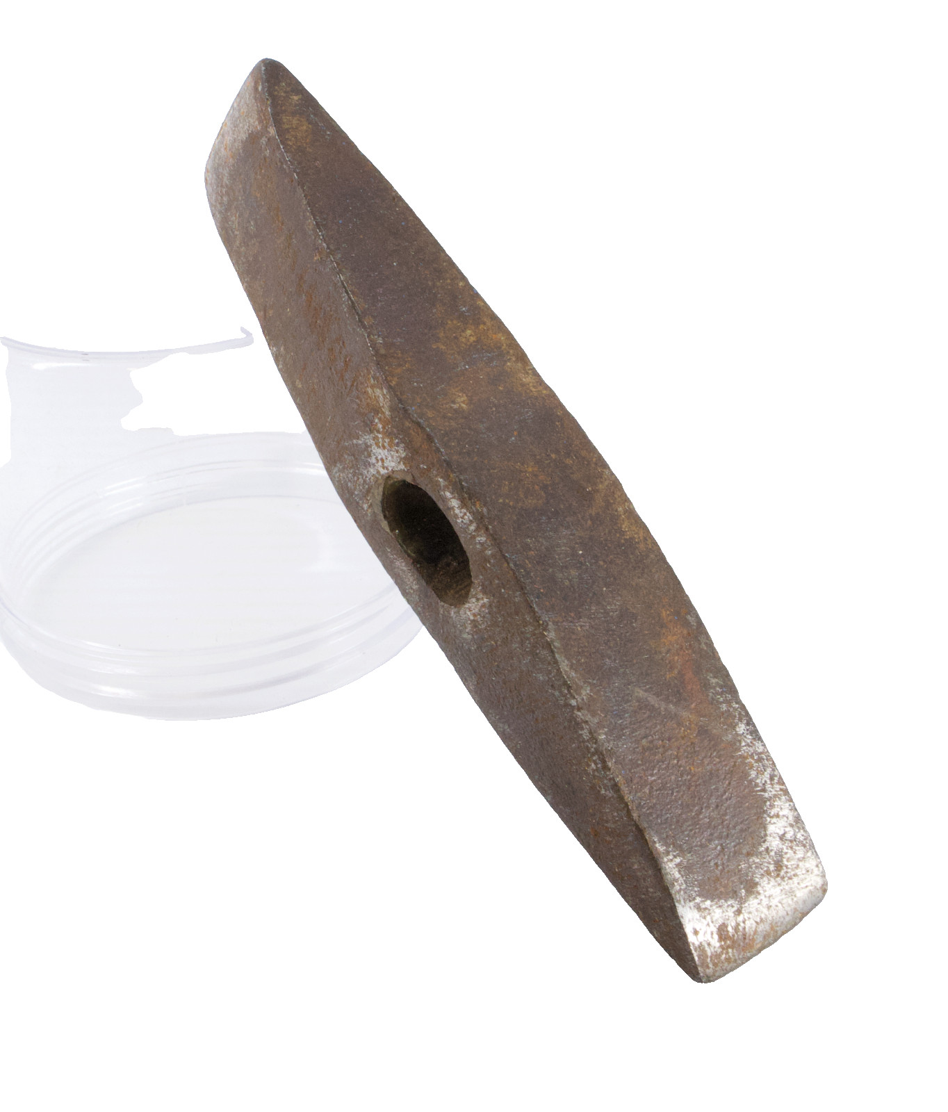 20.2 oz. Blacksmith Forged Straight & Cross Peen 6" Hammer Head - Unmarked