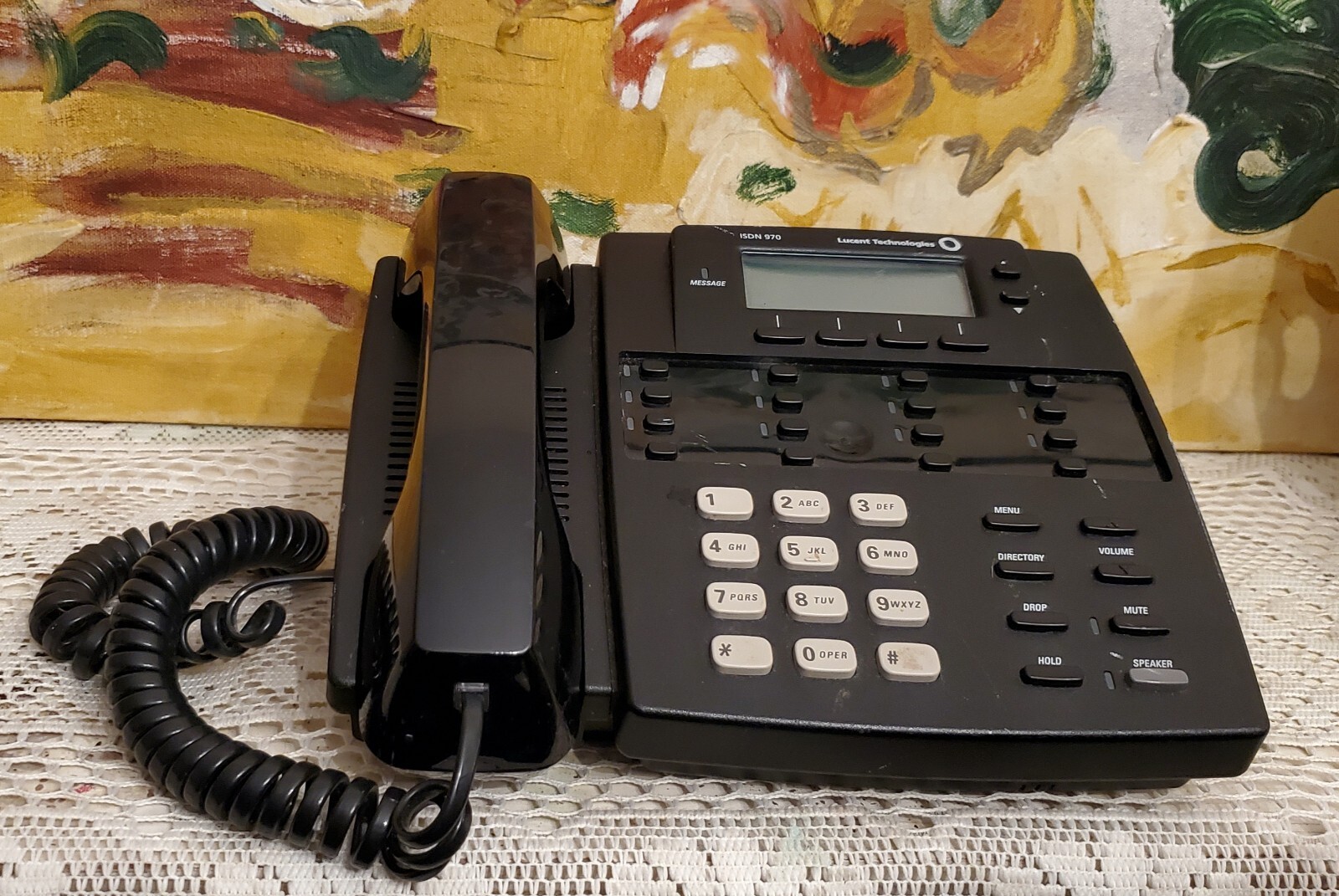 AT&T Lucent  ISDN 970 Speaker Telephone 108029208 Untested