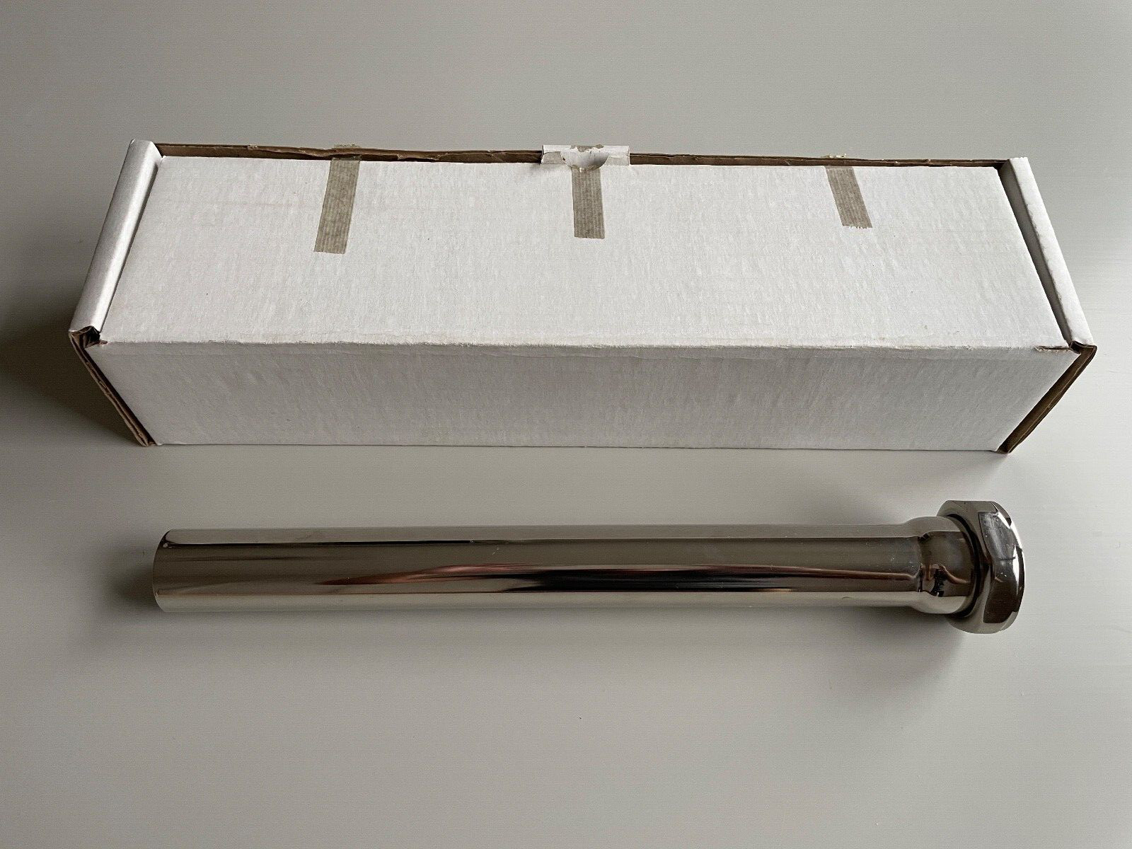 Jaclo 2348-PN  1-1/4" x 12" Flanged Tailpiece Polished Nickel