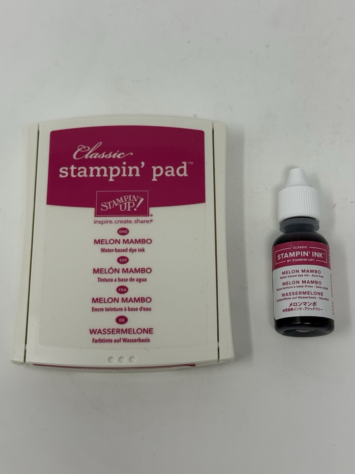 Stampin Up Classic Stampin Pad Melon Mambo Ink Pad Refill
