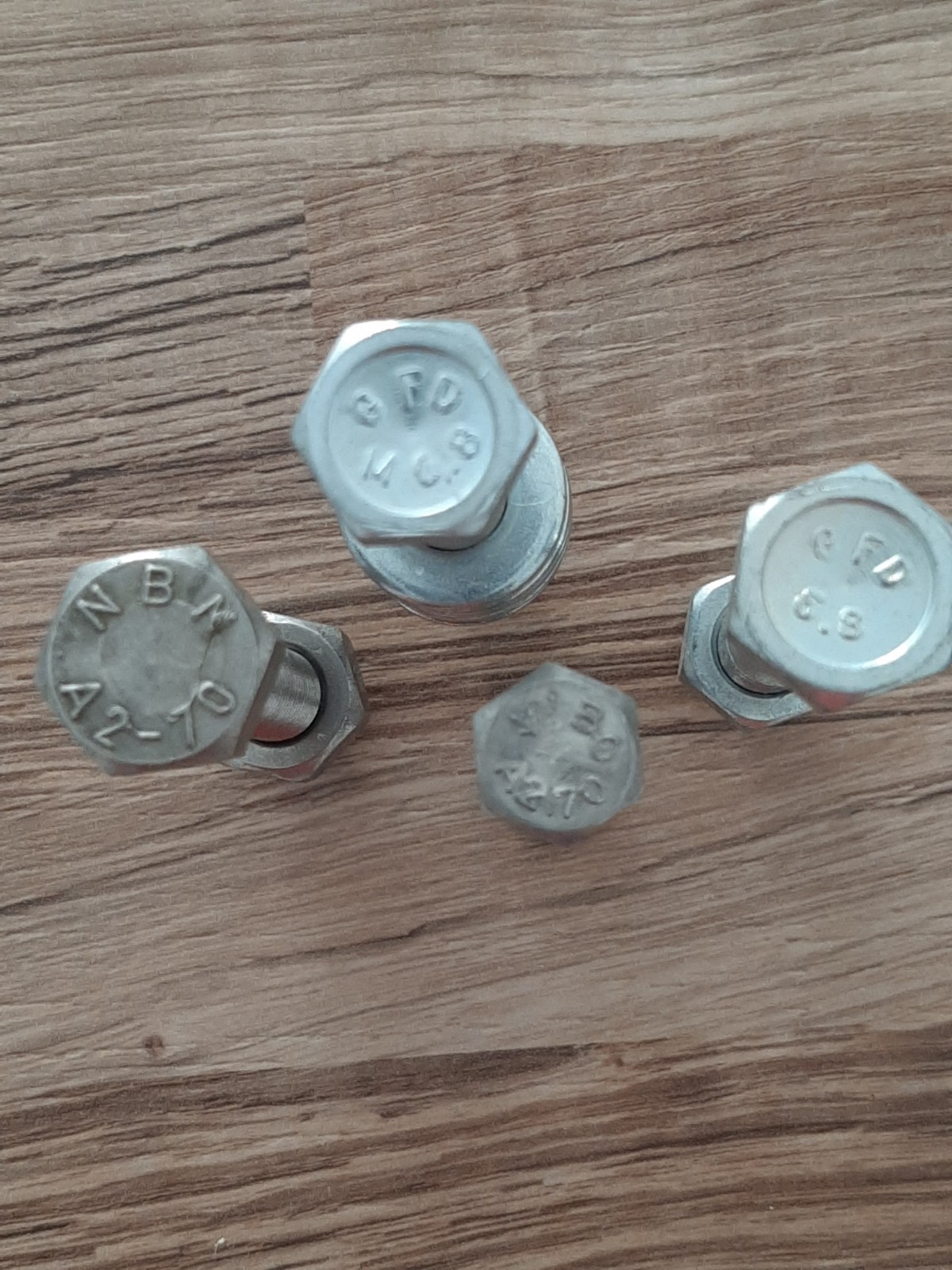 Thirty-four bolts
